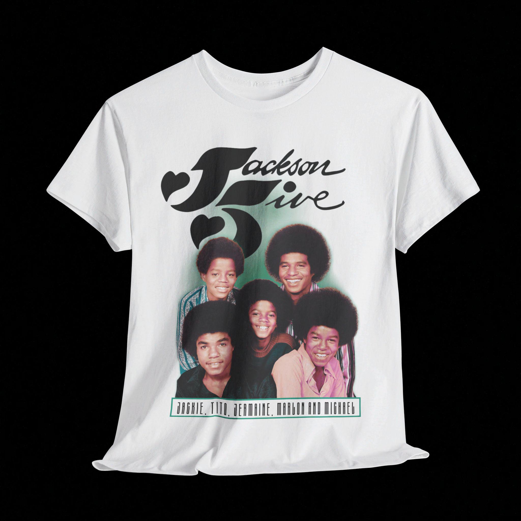 Green Jackson 5 T-Shirt, Unique Music Band Tee, Retro Vintage Shirt, Music Lover Gift, Classic 70s Pop Culture Shirt