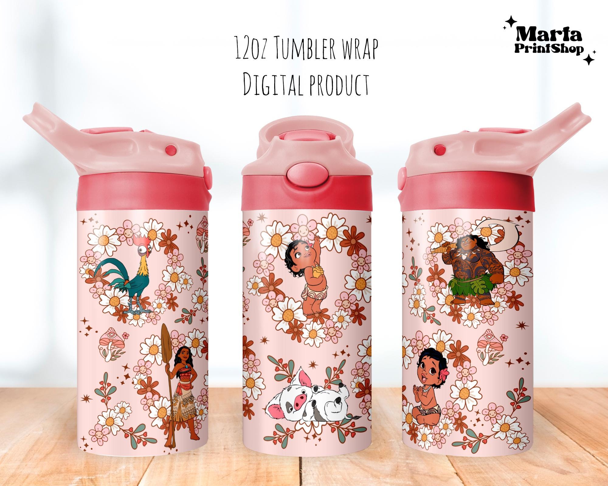 Magical Princess Tumbler, Sippy Cup 12oz, Magical Girly Flip Top Tumbler 12oz