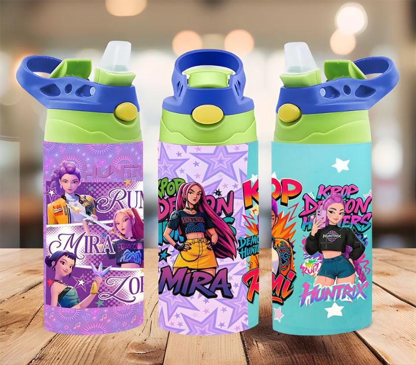 Kpop Demon Hunter Kids Water Bottle, Back to School Gift, Gift For Girls/Boys
