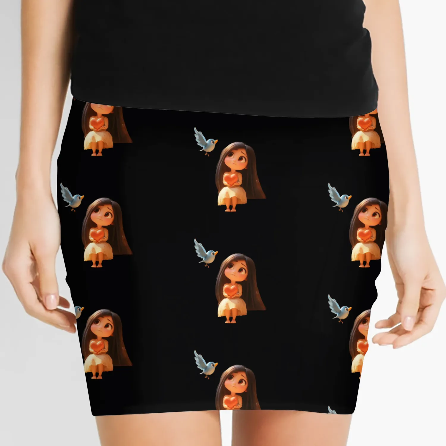 Cute love Women's Mini Skirts
