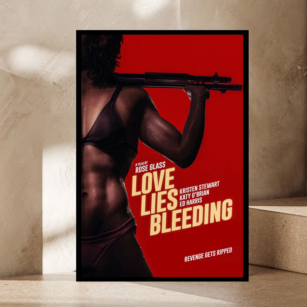 Love Lies Bleeding Movie Poster- Classic Film Poster Wall Art - Popular Gift