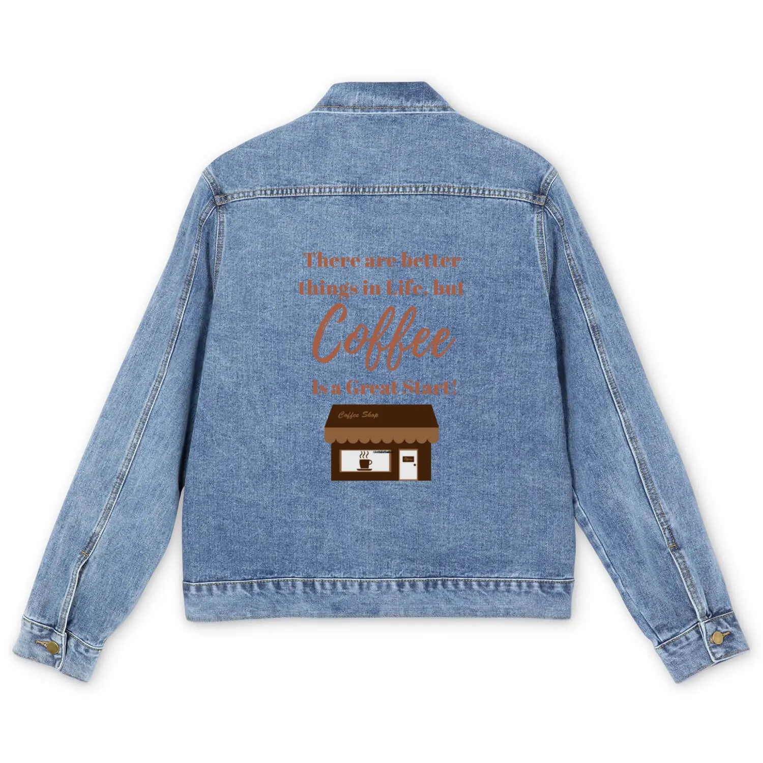 Coffee is a great start! Men's Denim Jackets