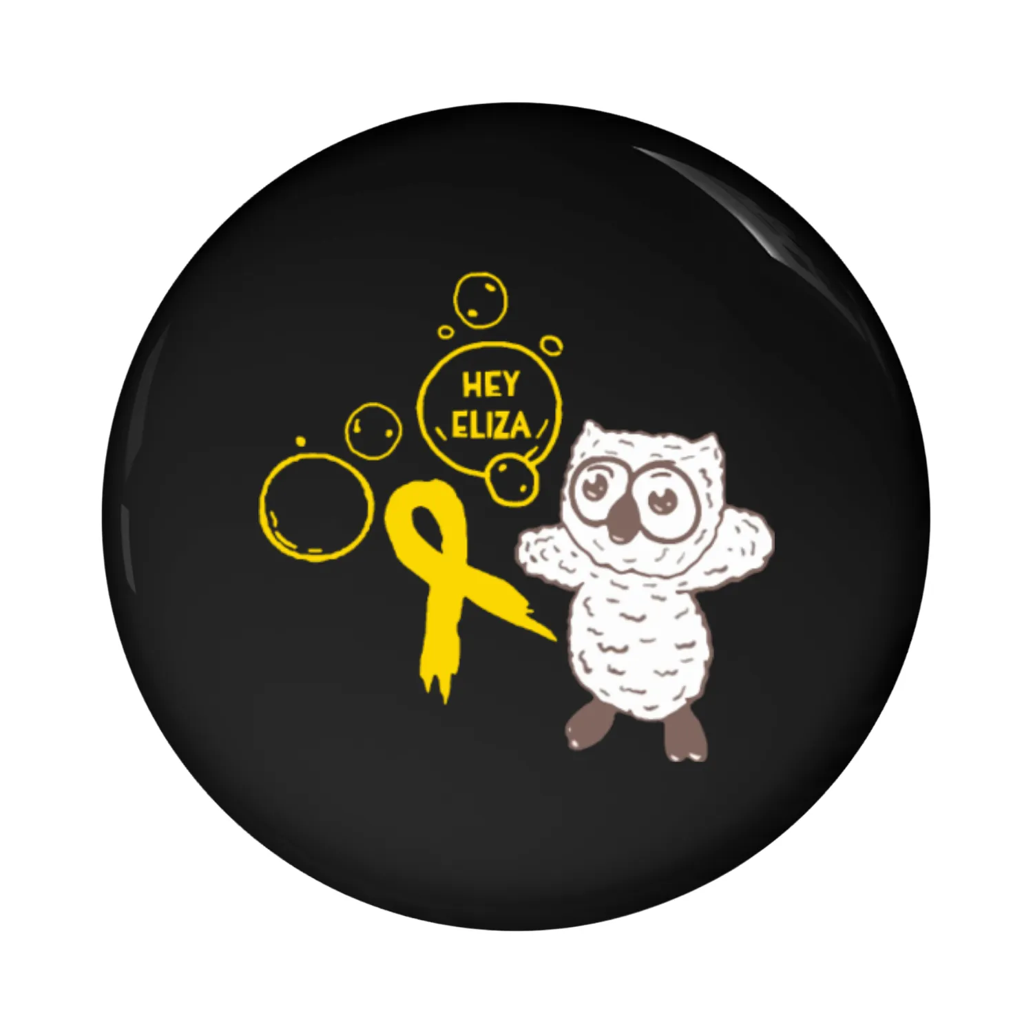hey eliza merch Pin Buttons
