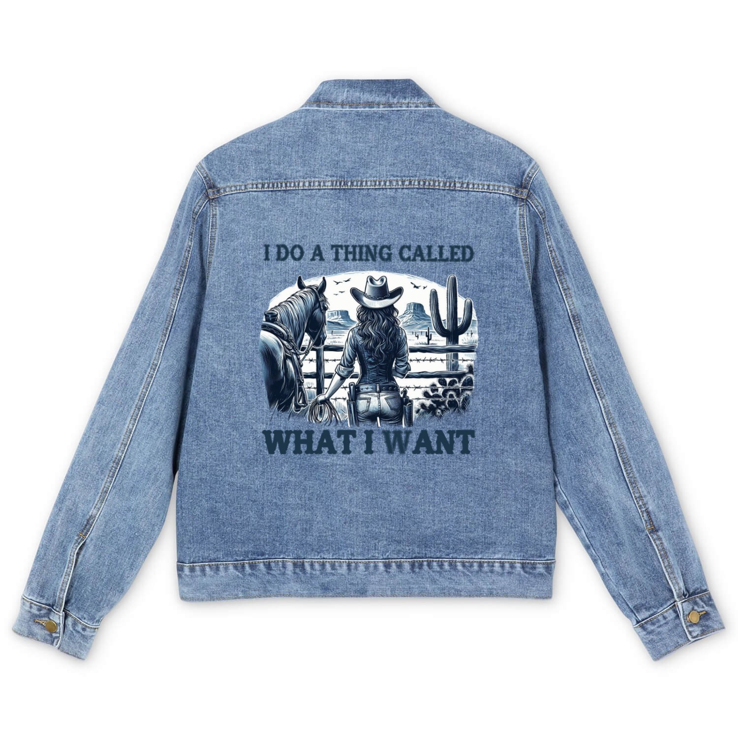 Western Cowgirl – Bold Country Men's Denim Jackets