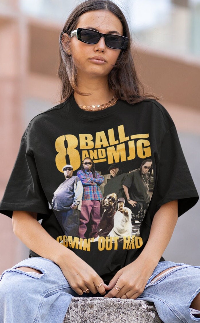 8Ball and MJG Hiphop TShirt, 8Ball and Mjg American Rapper Group Shirt