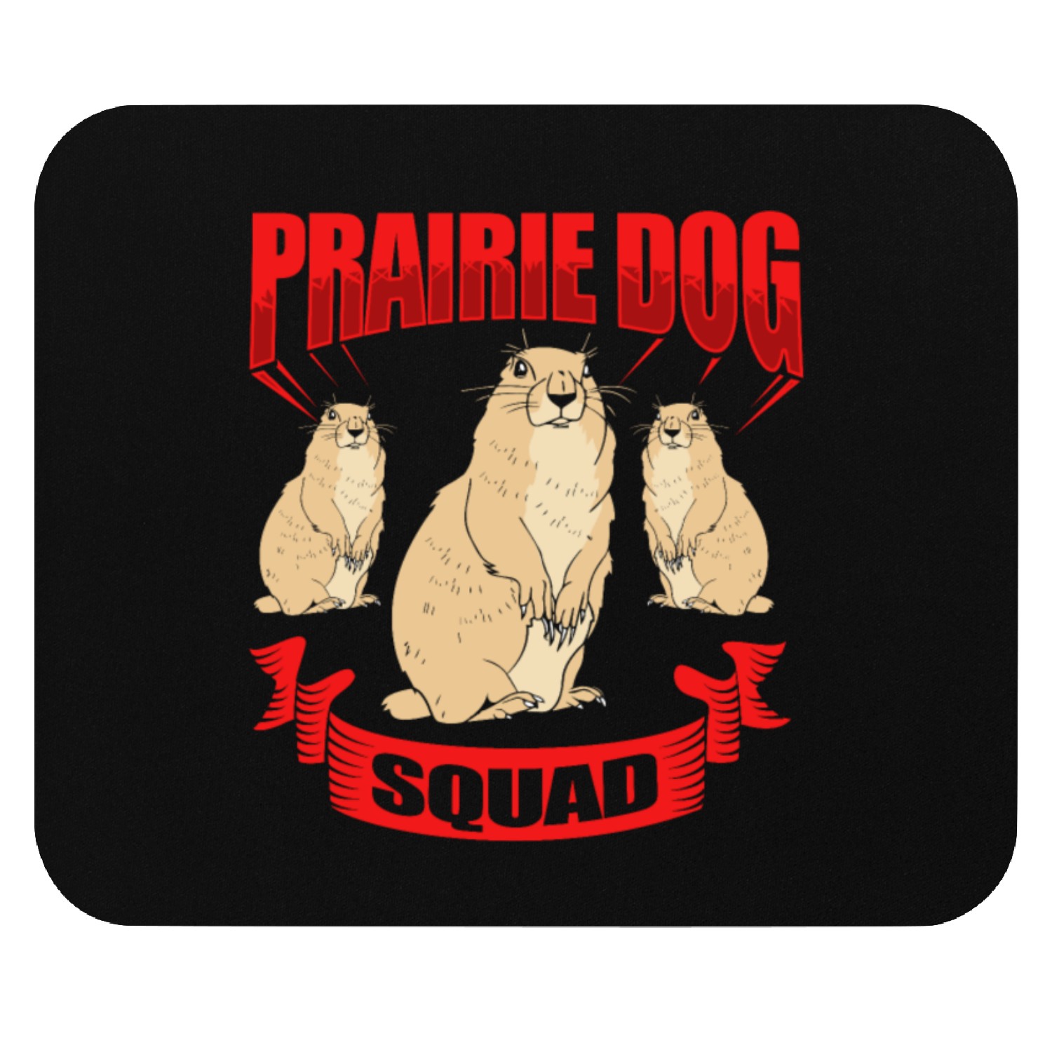 Prairie Dog Groundhog Squirrel Xerini Rodent Mouse Pads