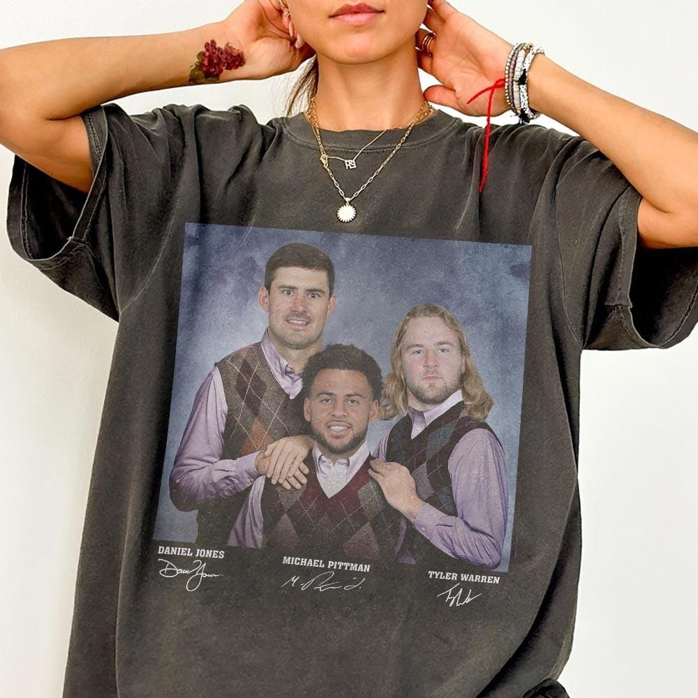 Michael Pittman Daniel Jones Tyler Warren Football Shirt, Indianapolis Step Bros Tee, Funny Football Gift Unisex