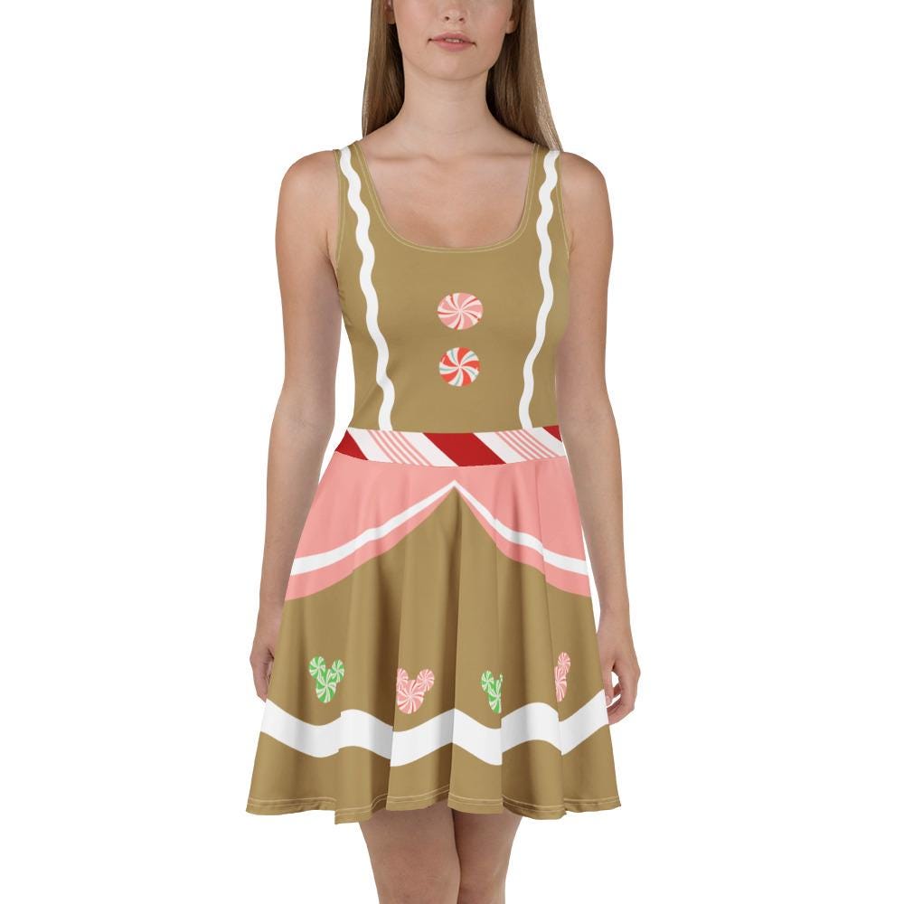 Gingerbread Lady Christmas Party Dress