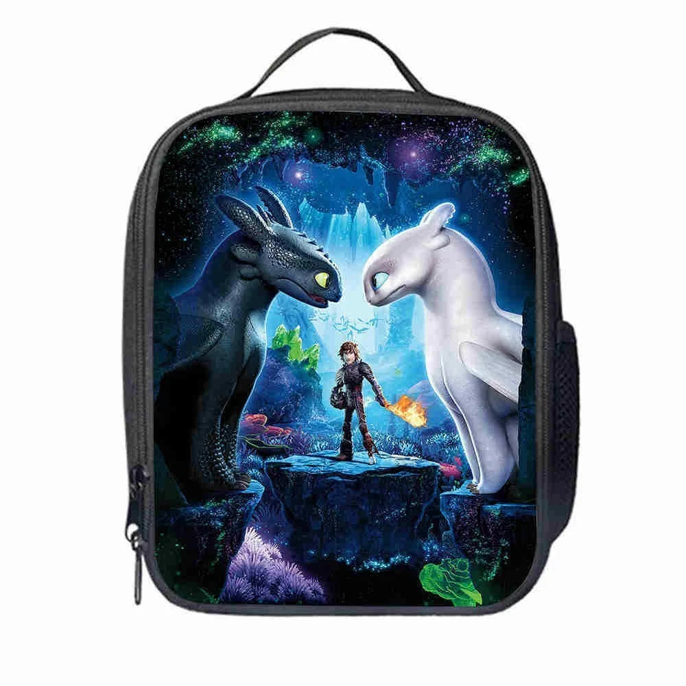 How To Train Your Dragon Kid Lunch Bag, Picnic Food Bag, Lunchbox Gift