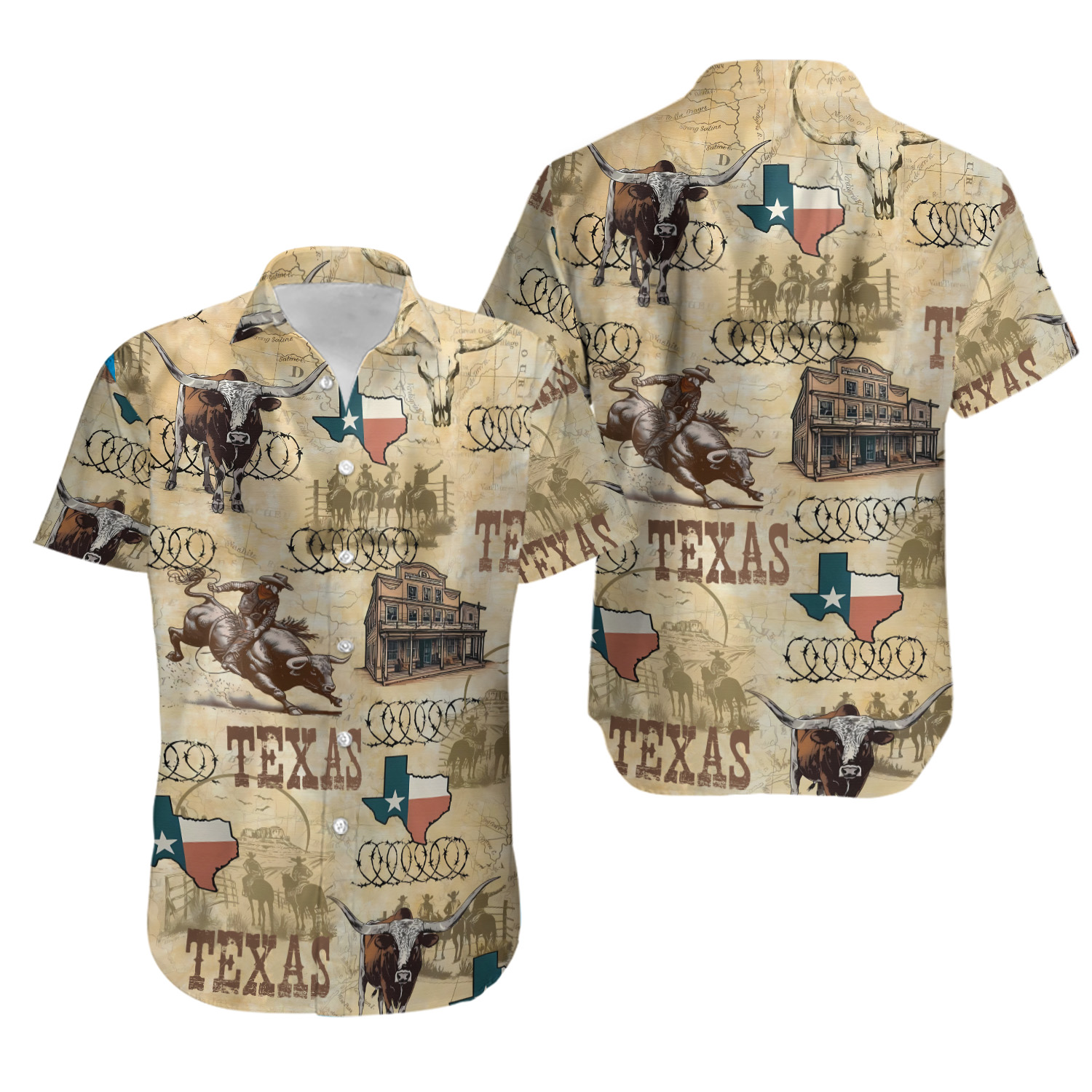 Texas Button Shirt, Texas Hawaiian Shirt, Texas Summer Shirt, Texas Beach Shirt, Texas Aloha Shirt, Texas Gift, Texas Vacation Shirt