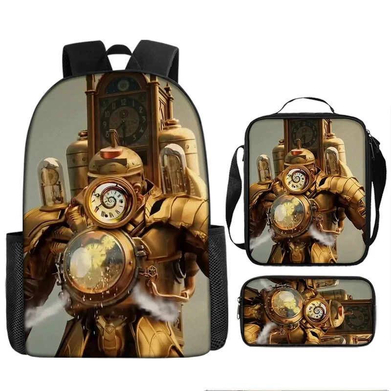Skibidi Toilet Backpack Shoulder Bag Tv man Pencil Bag Titan backpack anime