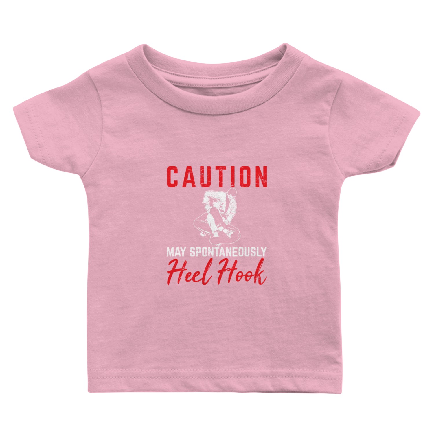 Caution May Spontaneously Heel Hook BJJ Jiu Jitsu Baby T Shirts