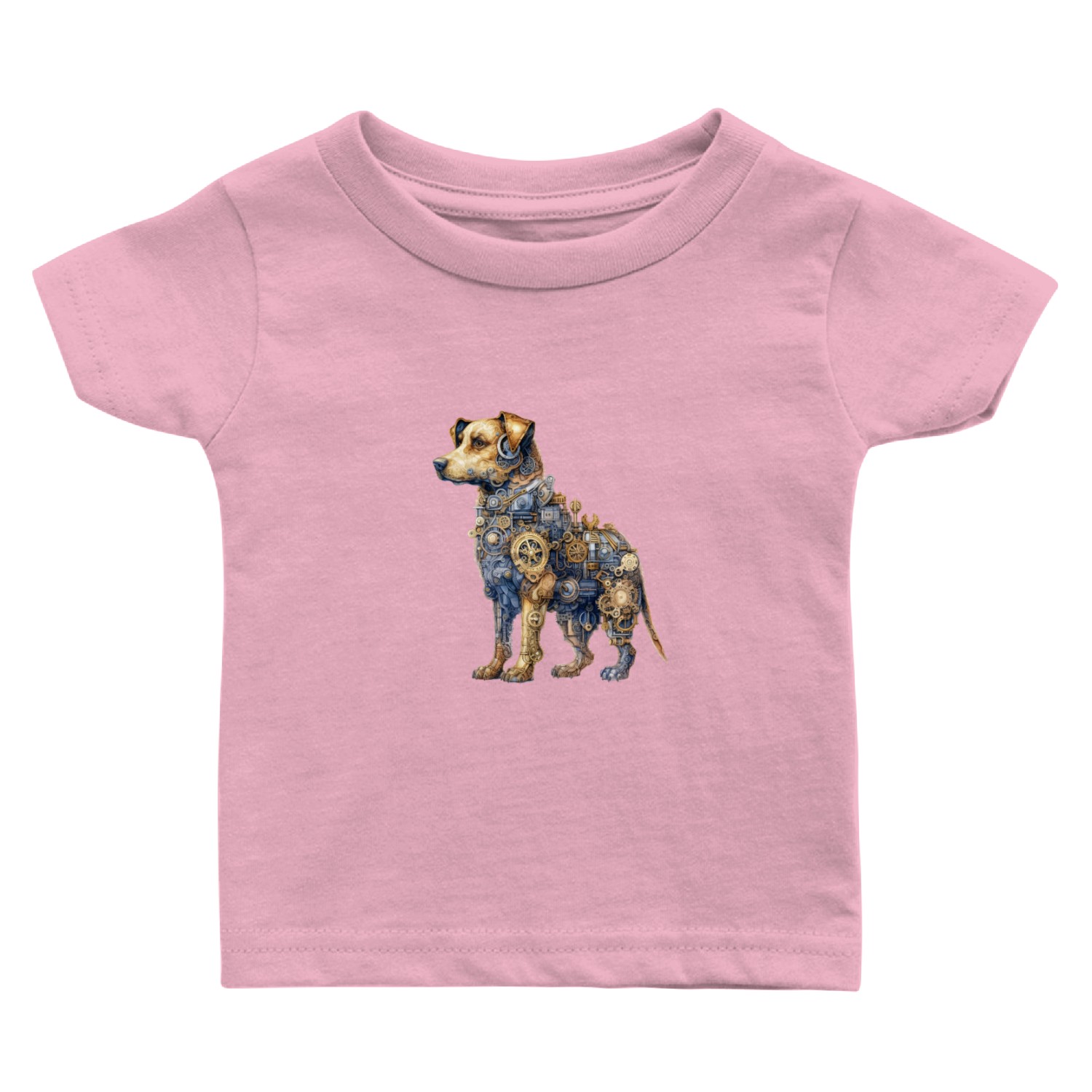 Steampunk Fantasy Labrador Puppy Dog Baby T Shirts