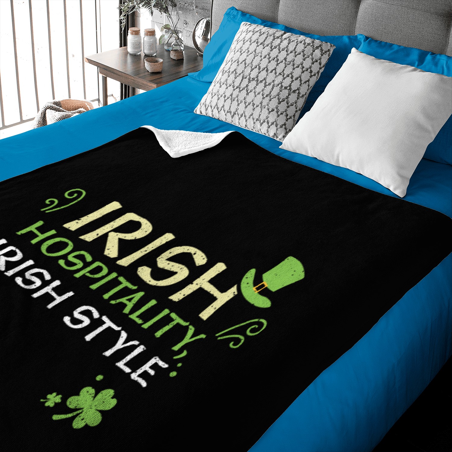 Irish hospitality, Irish style Baby Blankets