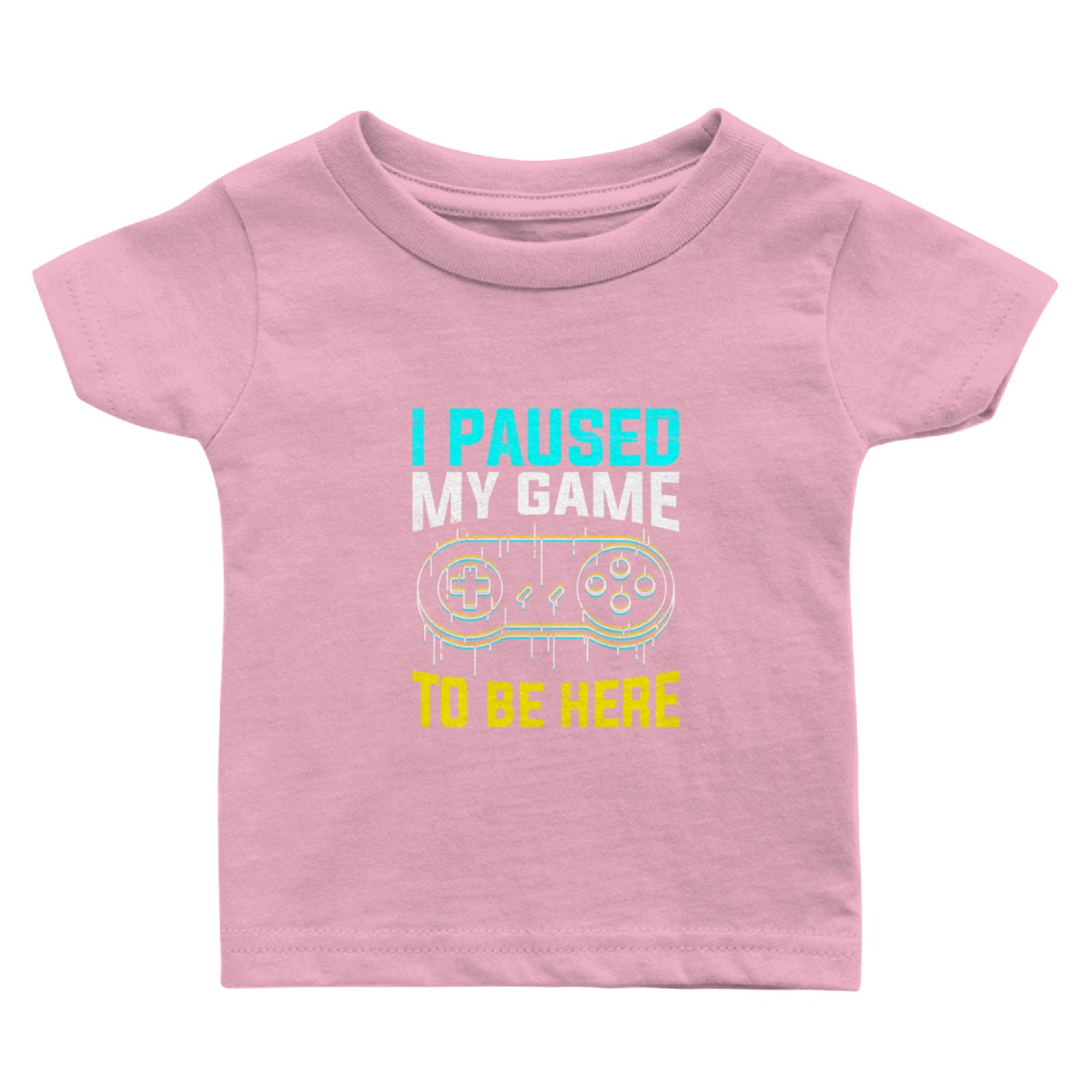 Video Gamer Paused My Game to be Here Baby T Shirts