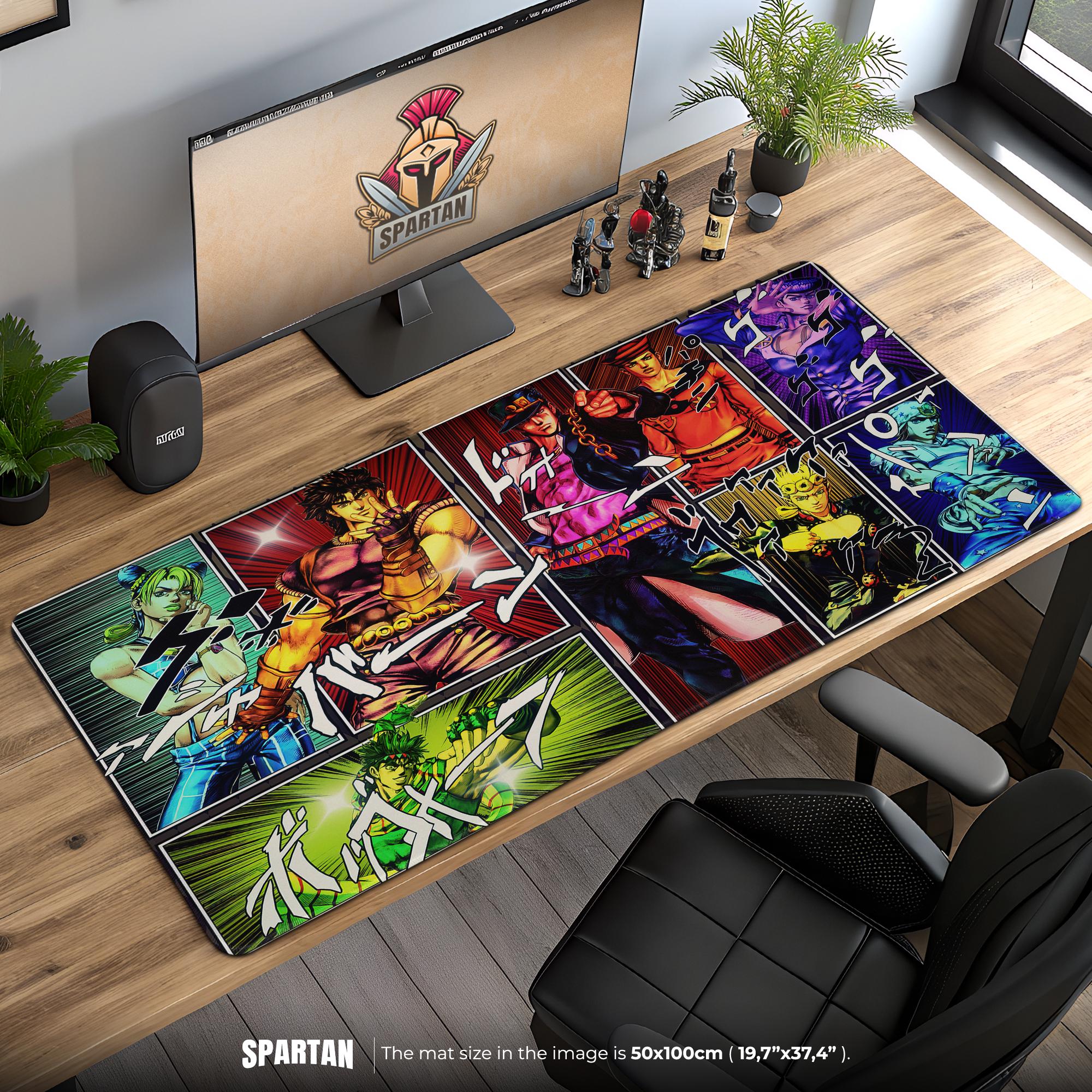 Inuyaasha Anime Mouse Pad with Kagome Bicycle Scene, Desk Mat