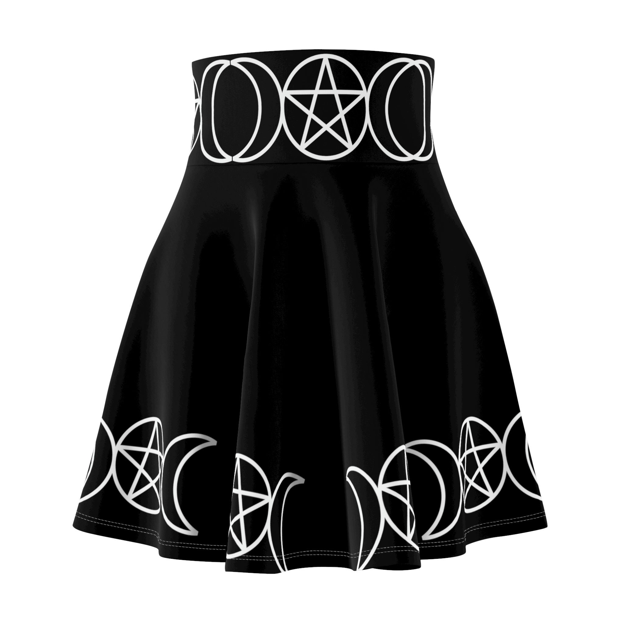 Triple moon Women's Skater Skirt