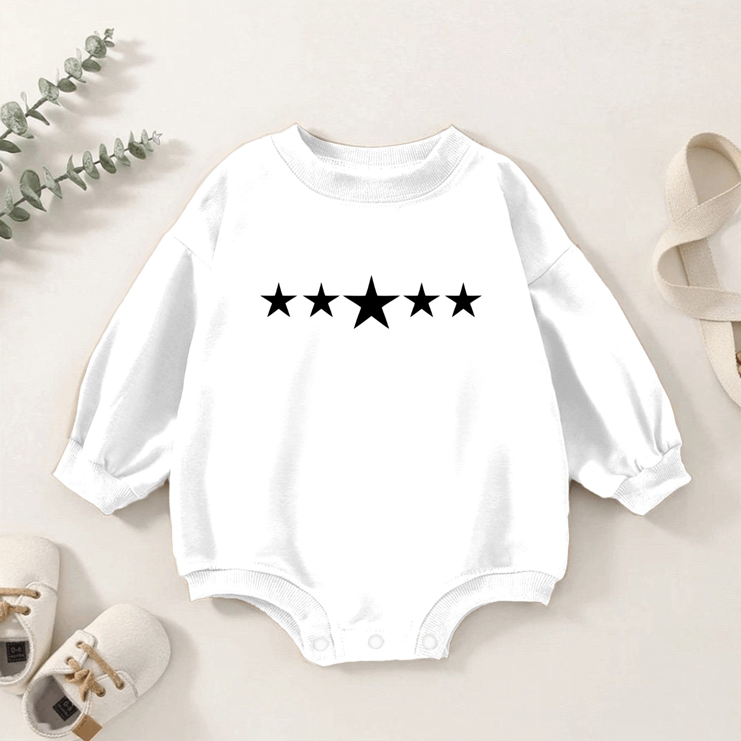 stars Baby Romper Sweatshirts