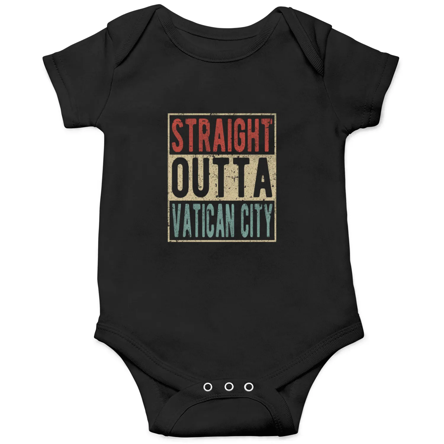 Straight outta Vatican City Onesies