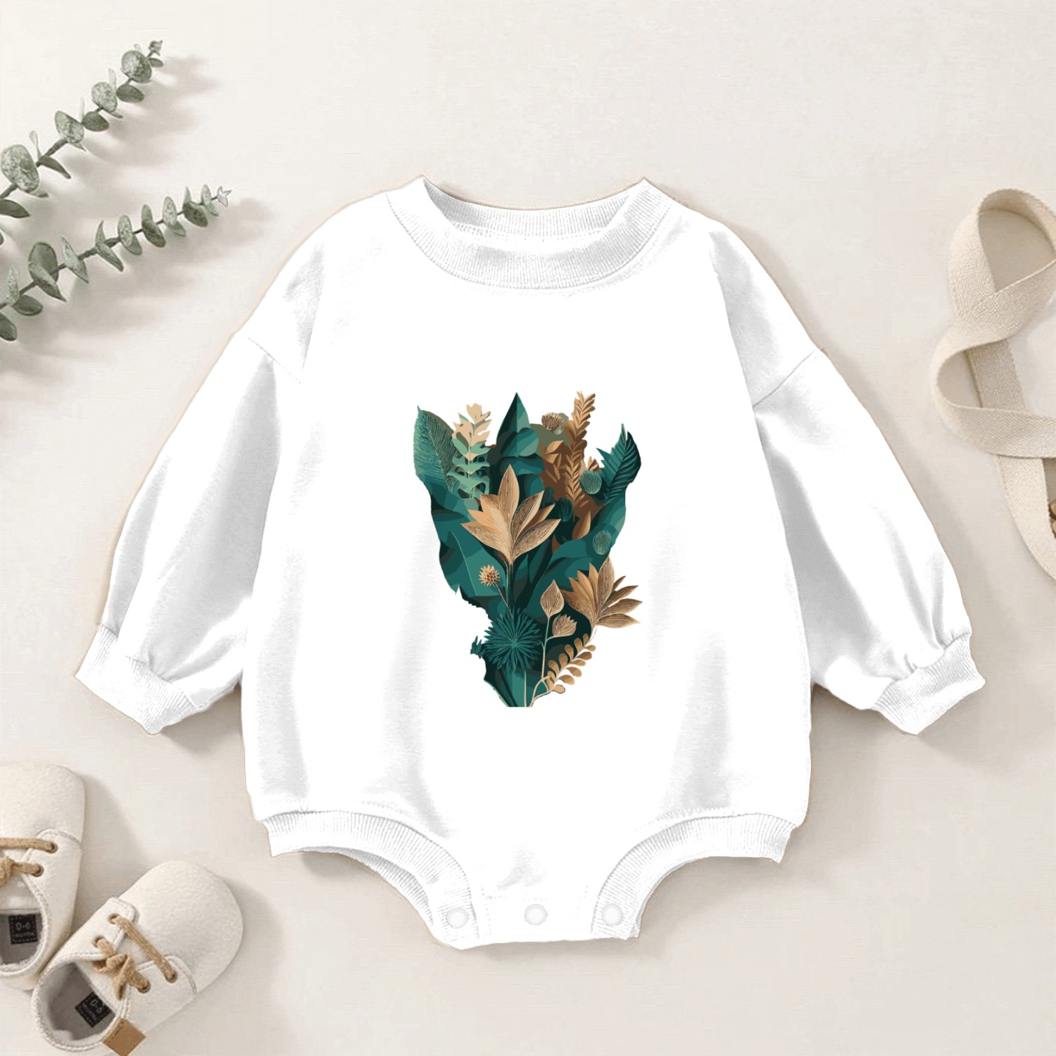 Plant Baby Romper Sweatshirts