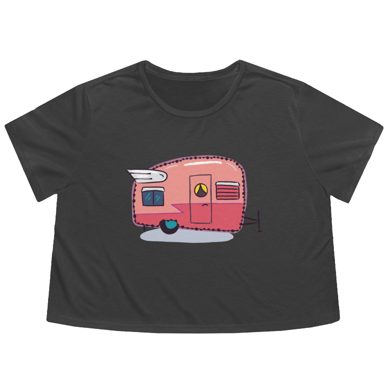 camper Flowy Cropped Tees