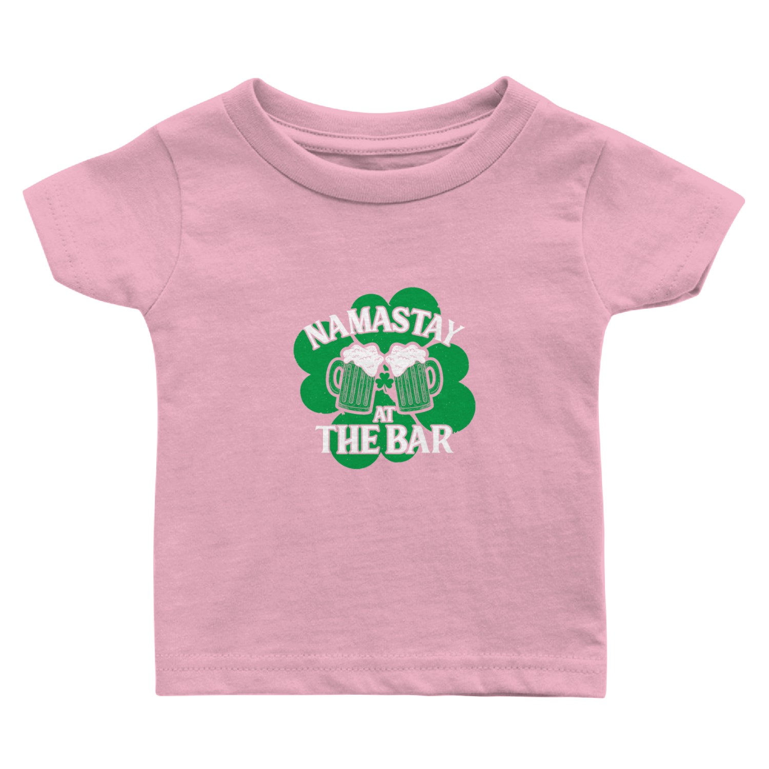 irish namastay at the bar Baby T Shirts