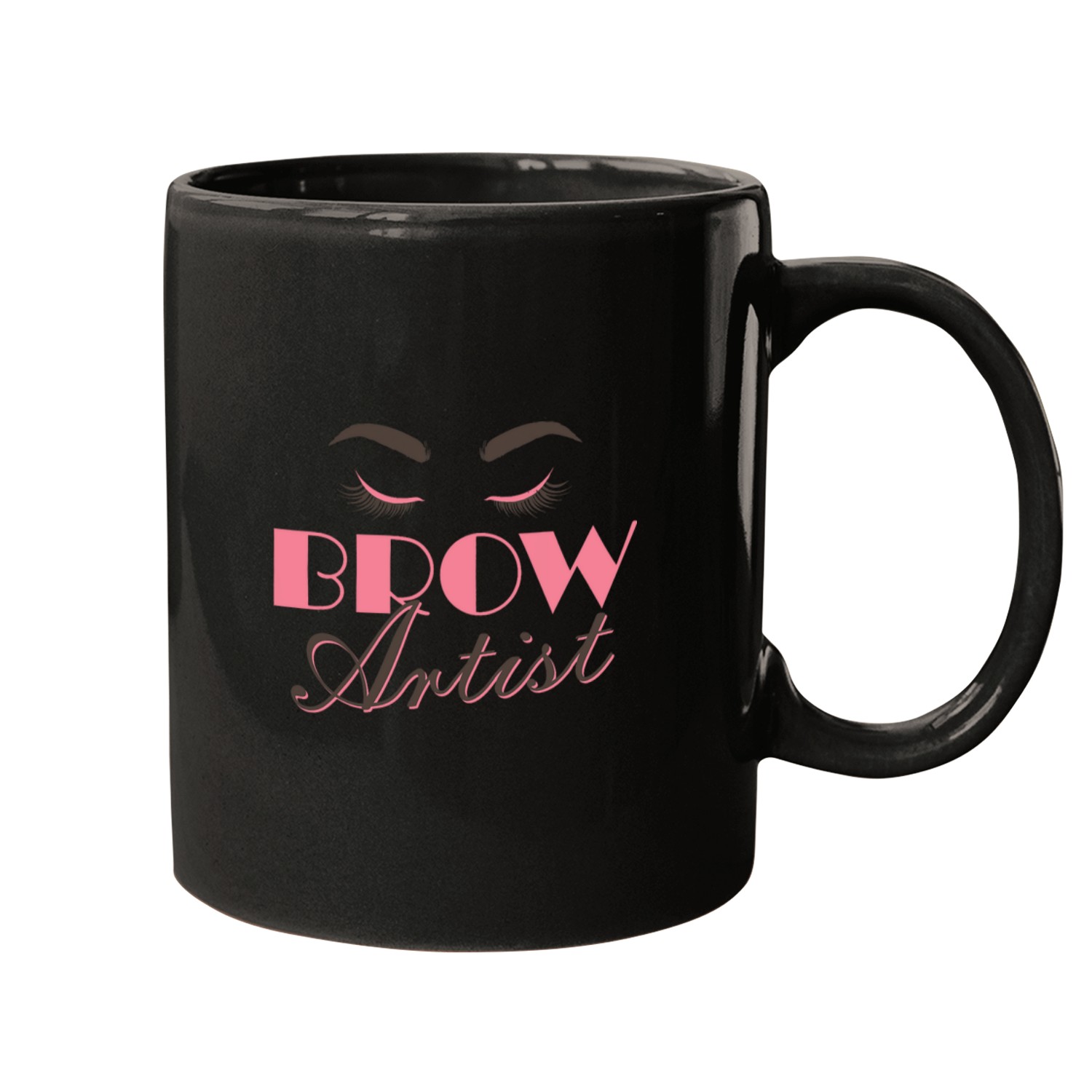 Stylist Eyebrows Cosmetologist Makeup Artist Mugs