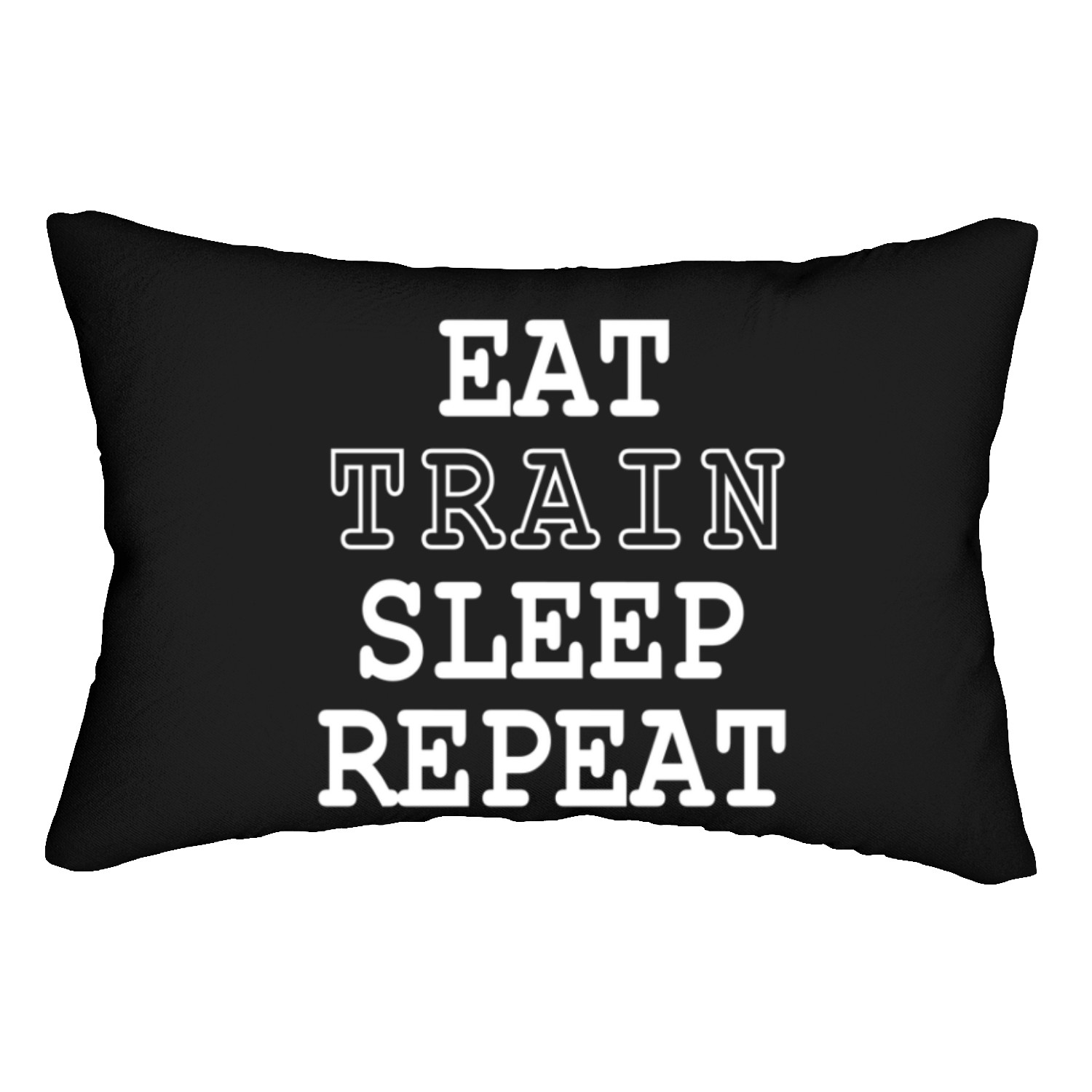 Fit Life - Eat, Train, Sleep, Repeat Lumbar Pillows
