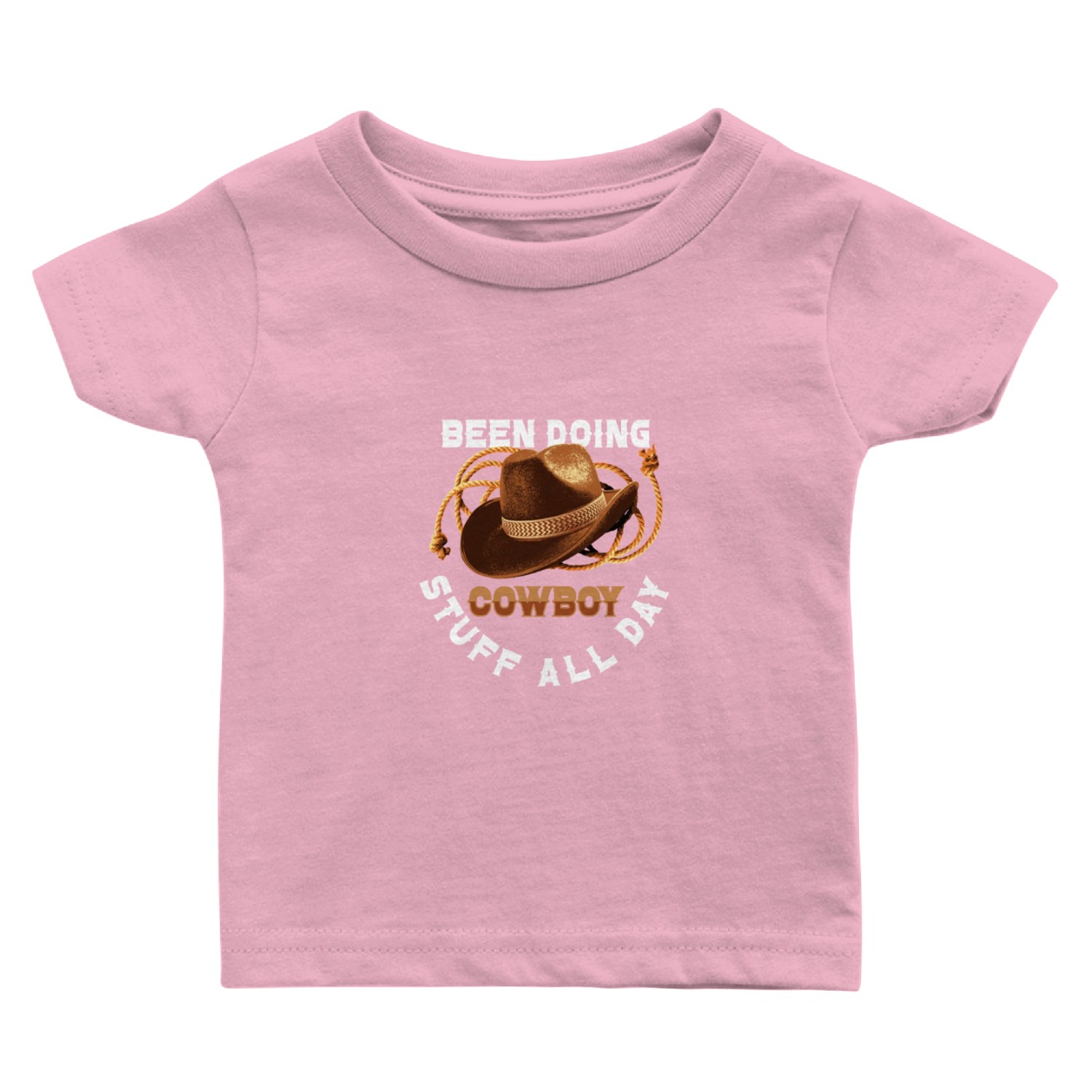 Cowboy Barn Bull Rider Rodeo Country Western Gift Baby T Shirts