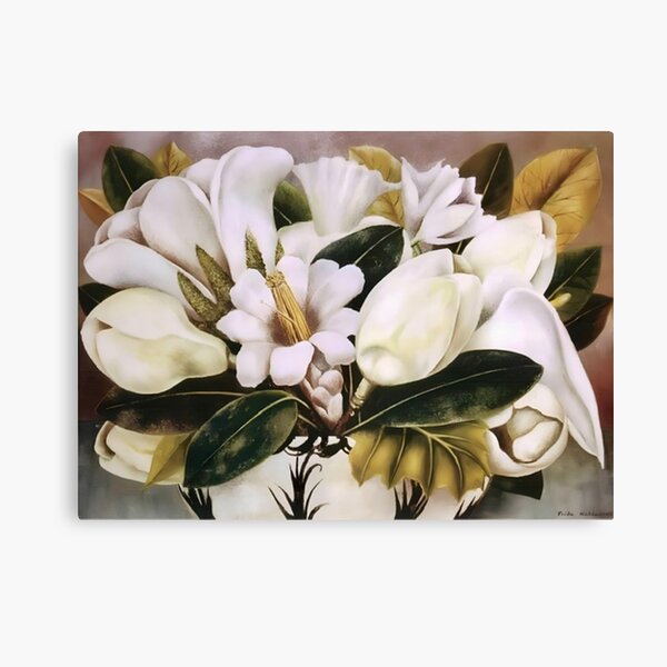 Magnolias by Frida Kahlo Canvas