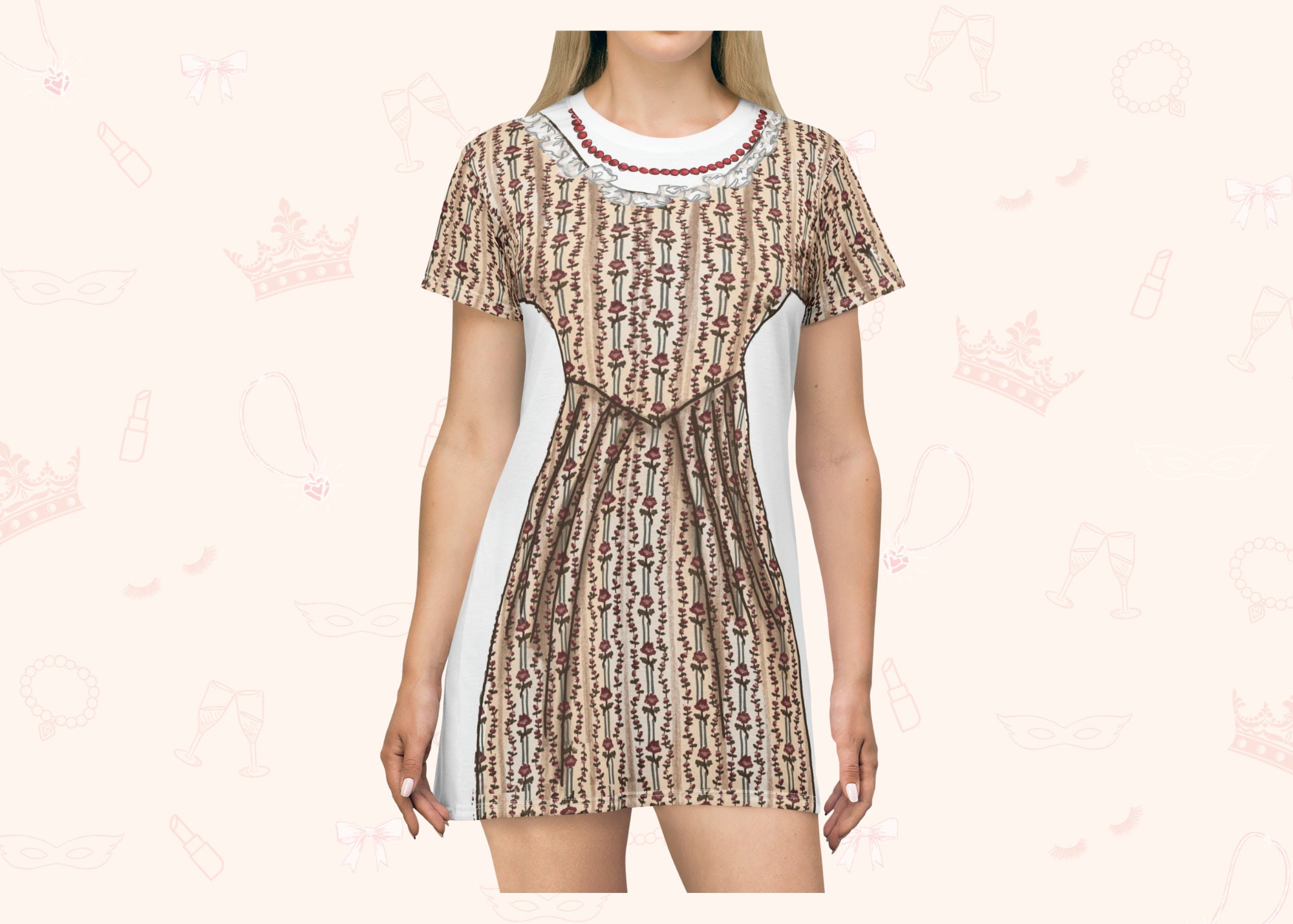 Horse Girl T-shirt Dress | Easy Costume, Fun Loungewear, Unique Gift