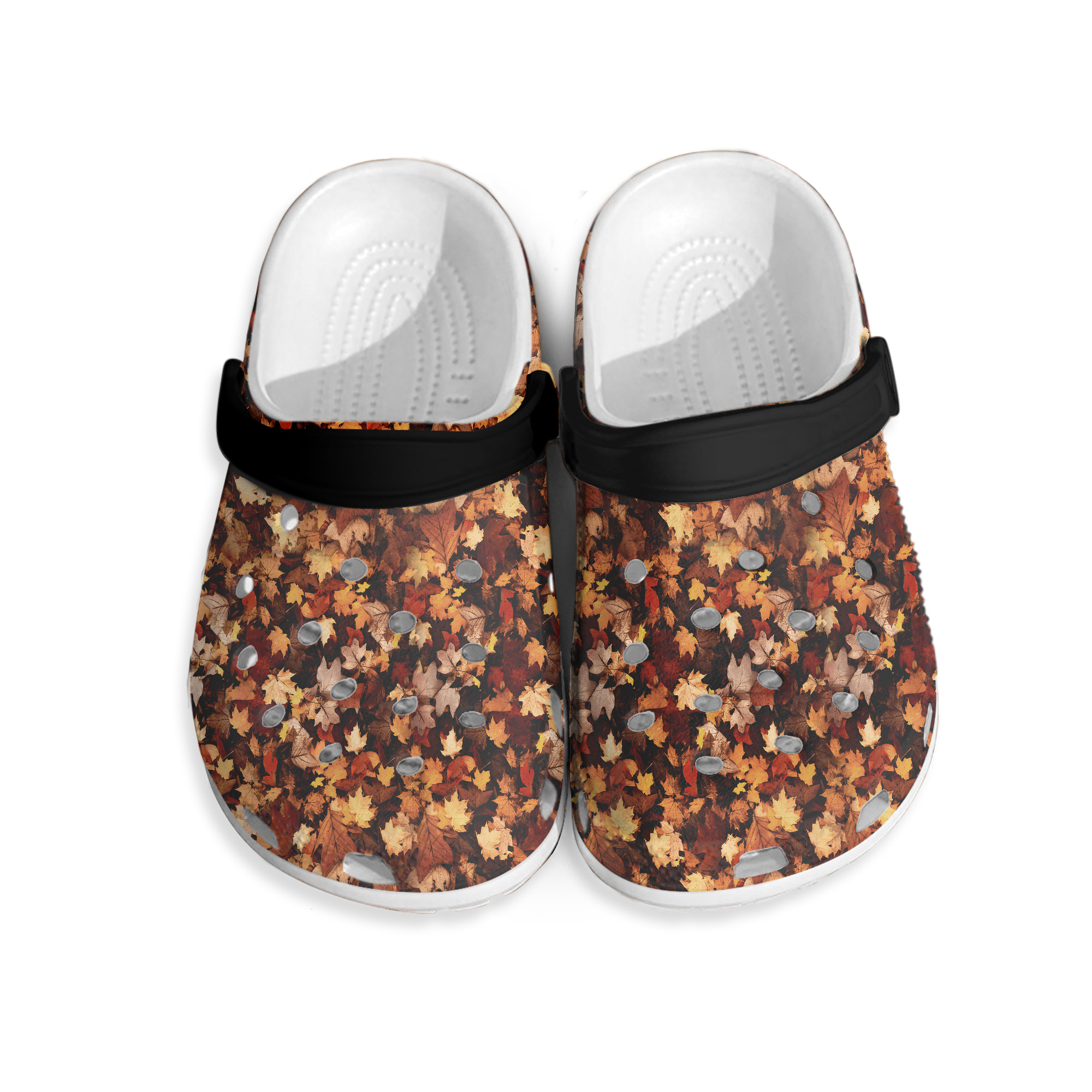 Fall Leaves Clogs! Unisex EVA Foam Rubber Shoes , Holiday, Thanksgiving Clogs