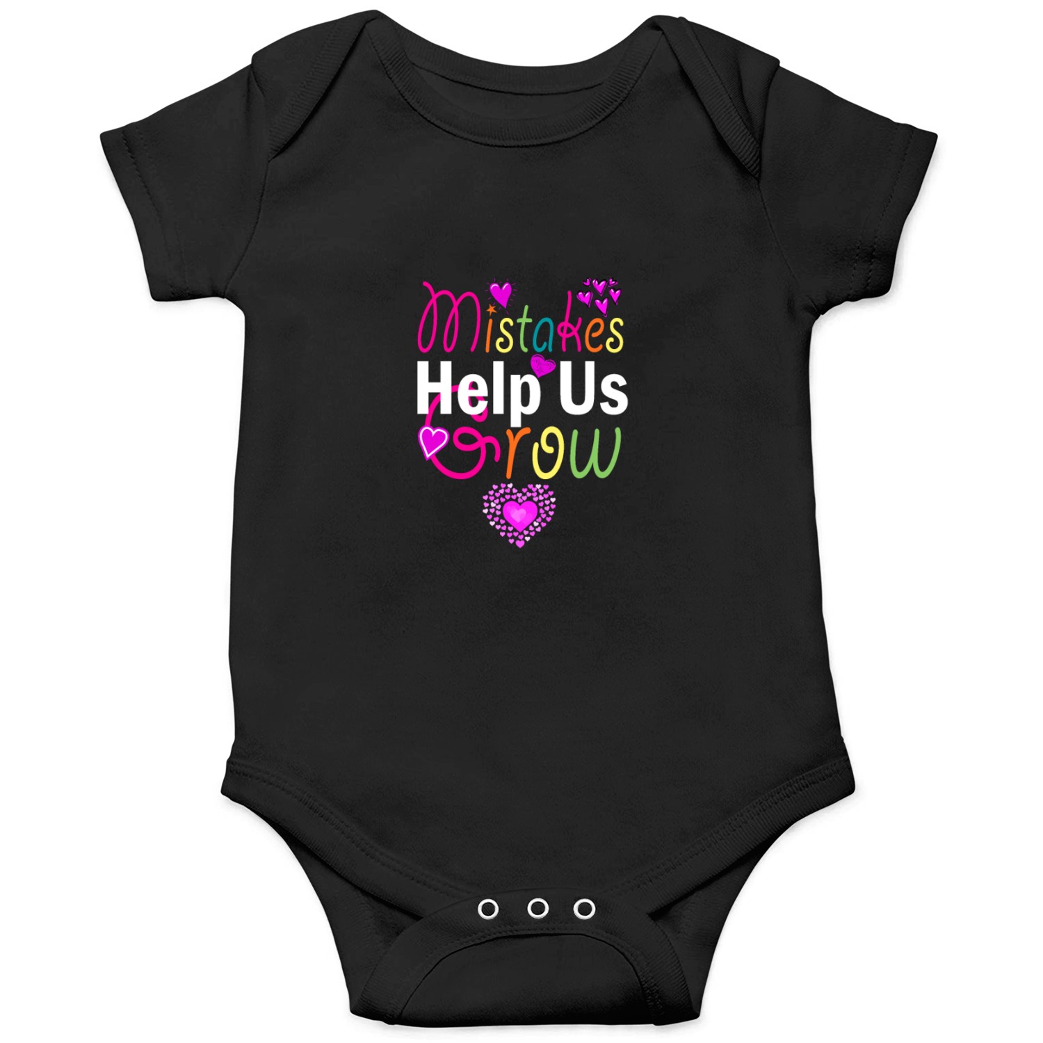 Mistakes Help Us Grow Back To School Motivational Onesies
