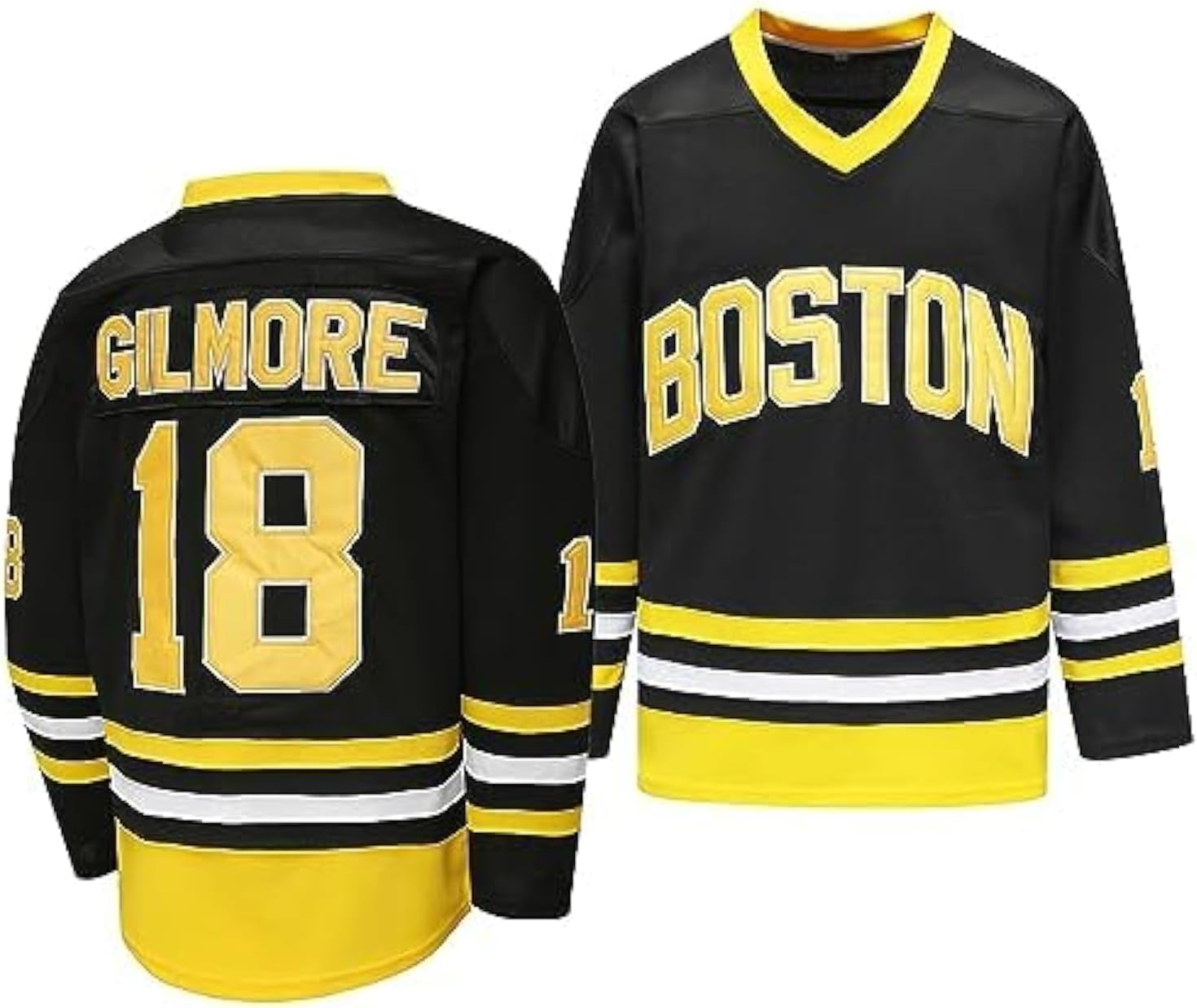 Happy Gilmore Jersey #18Adam Sandler: 1996 Movie Ice Hockey Jersey for Halloween Hip Hop Party Sports Clothing