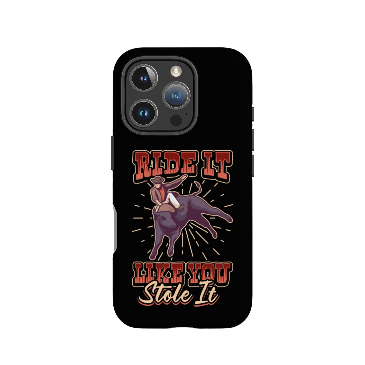 Rodeo Bull Riding Livestock Show Farmer Cattle IPhone Cases