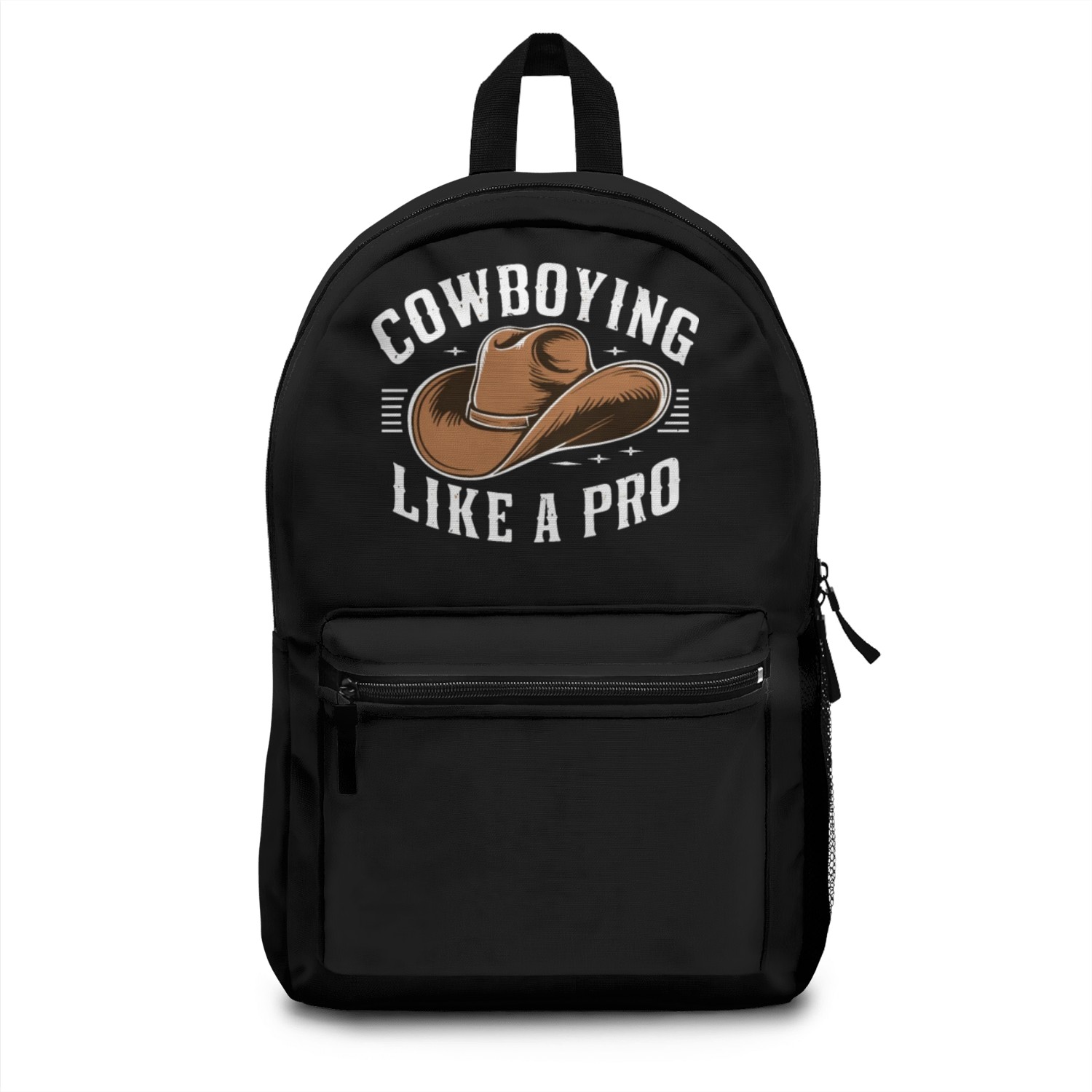 Cowboy Lifestyle Western Theme with Horses and Backpacks
