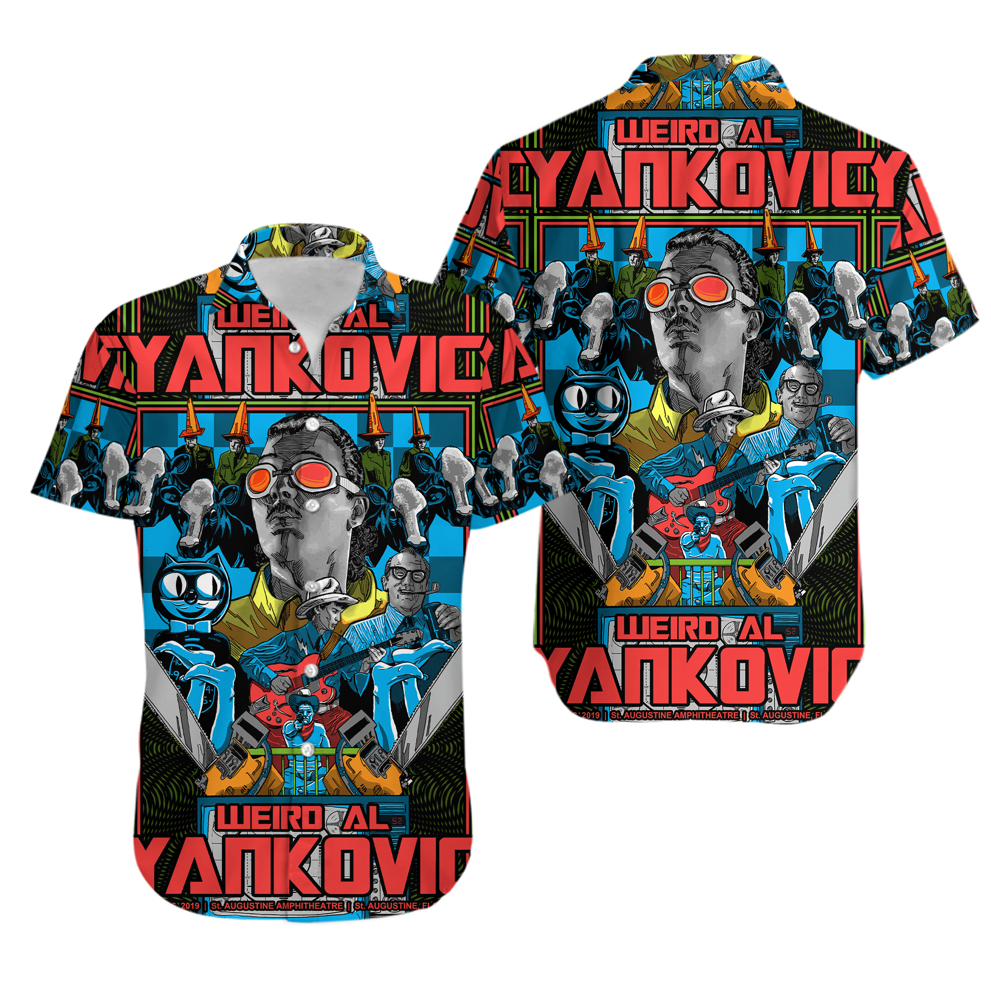 Vintage Weird Al Yankovic Hawaii Tshirt, Song Writer Hawaiian