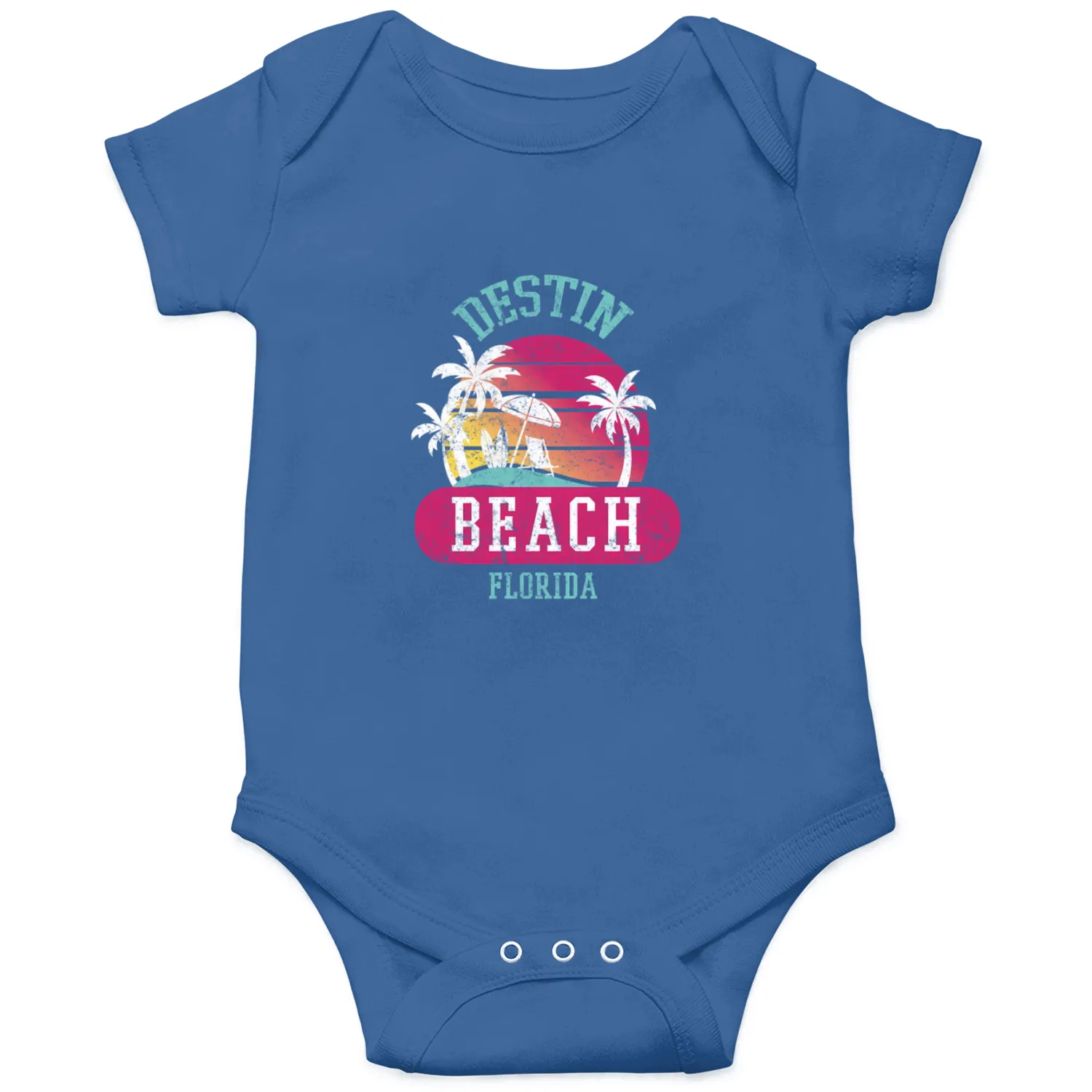 Destin Beach Florida Beach Distressed Onesies