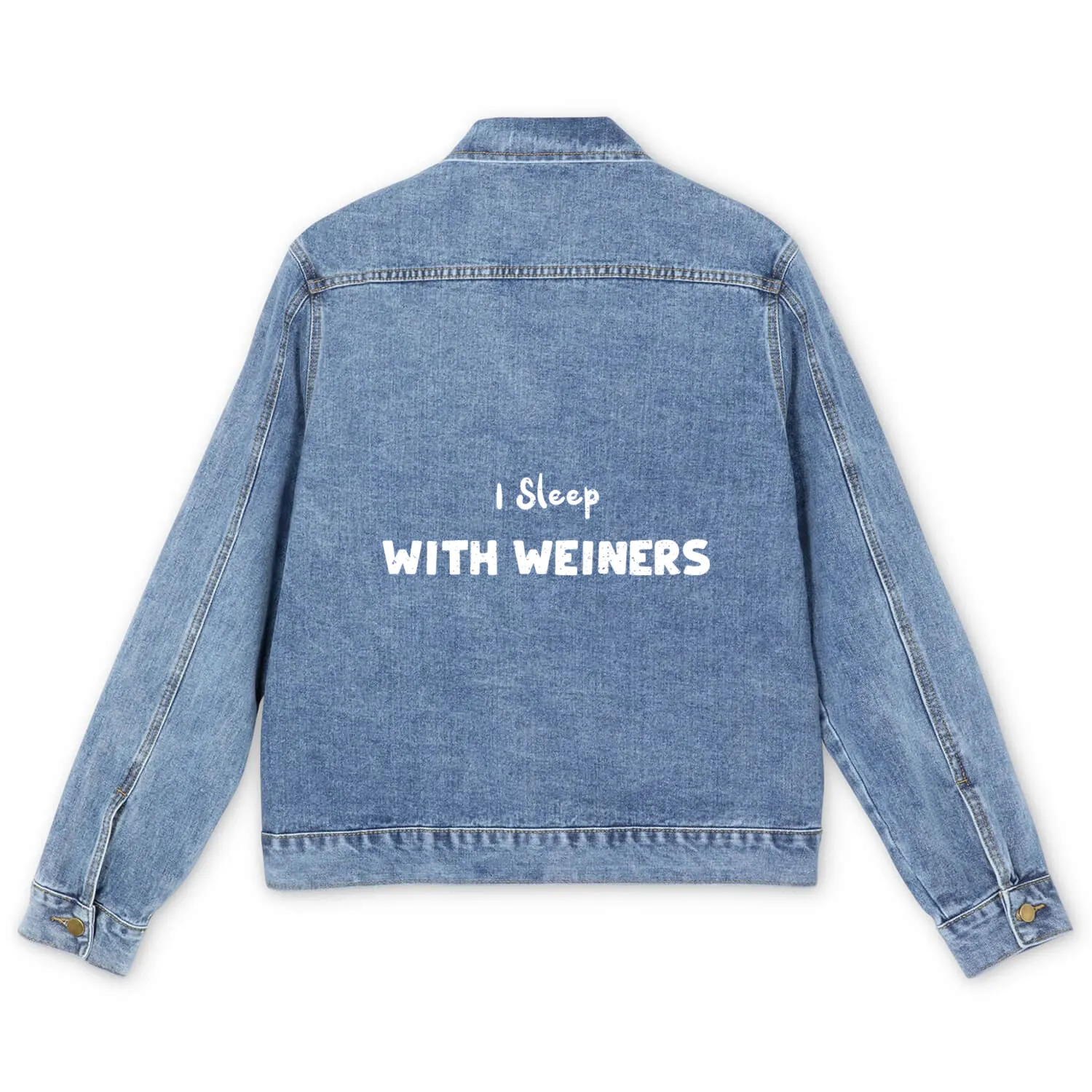 I Sleep With Weiners - Dogs Men's Denim Jackets