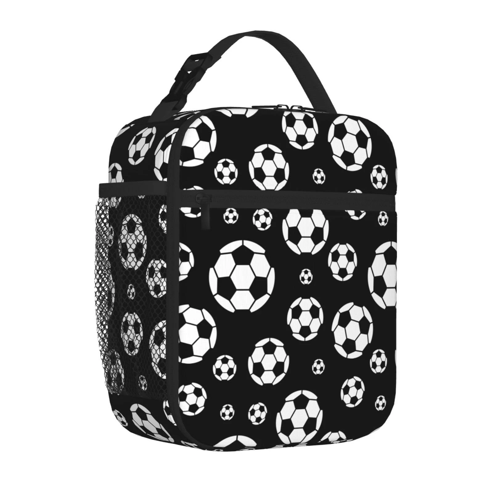 Soccer Ball Lunch Bag for Kids Boys Girls