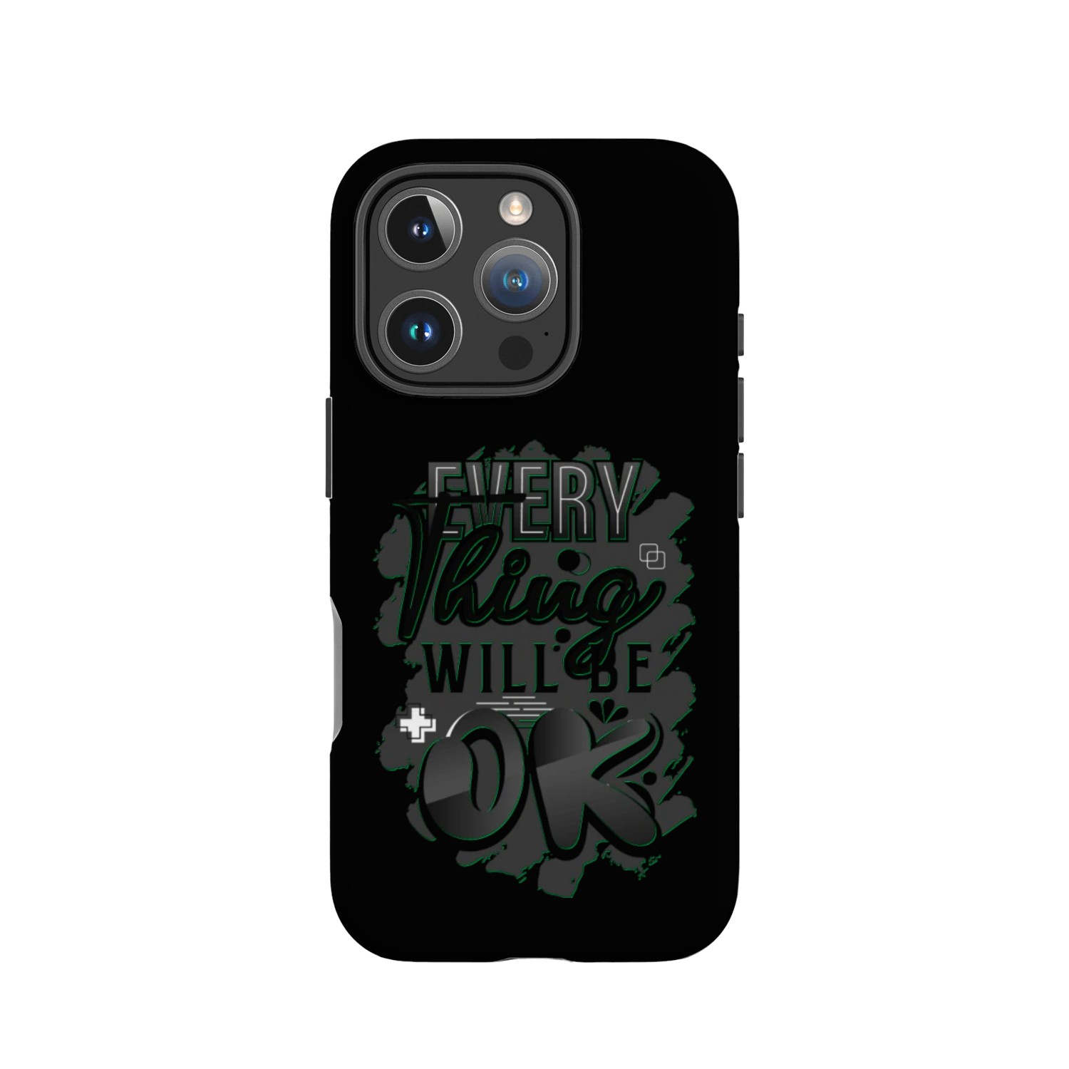 Every Thing Will Be OK Neon Design IPhone Cases