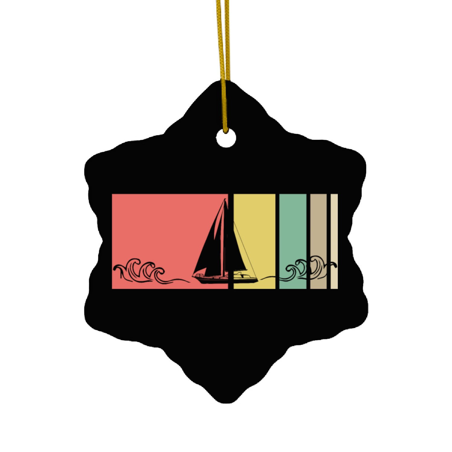 Vintage Sailboat Boat Ship Sailor Yacht Sailing Ceramic Ornaments