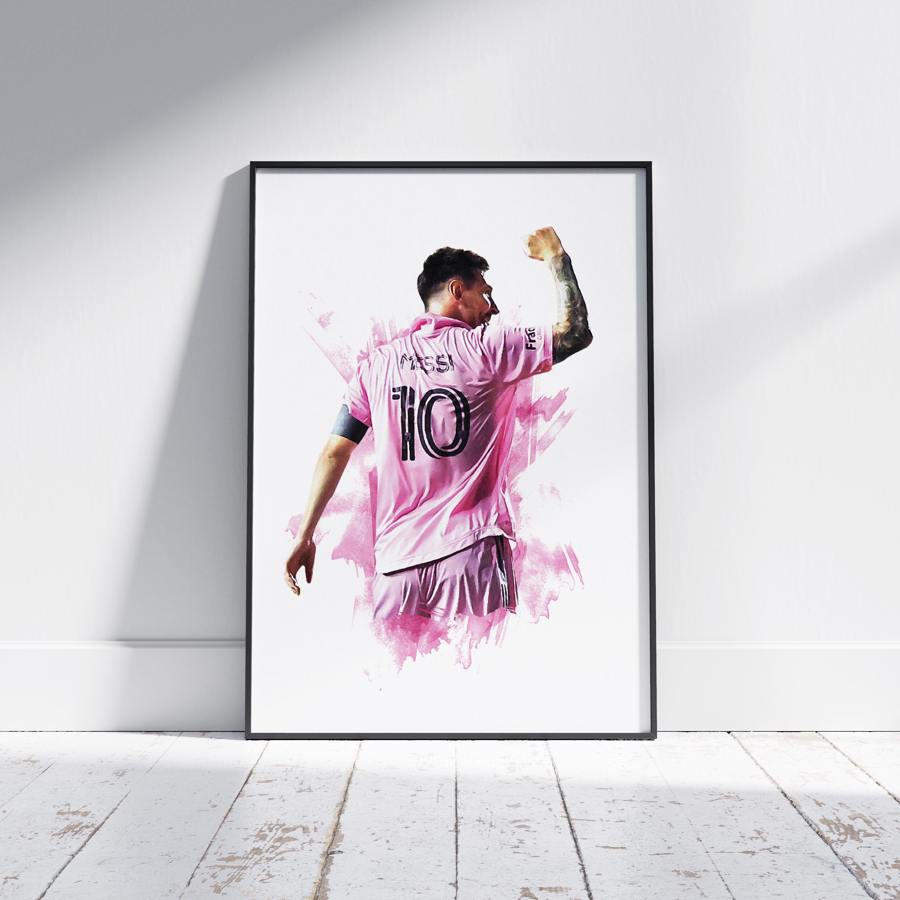 Lionel Messi - Football Poster - Football Print