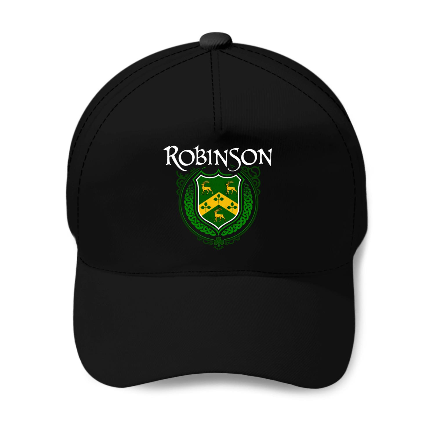 Robinson Family Irish Coat of Arms Clan Crest Baseball Caps