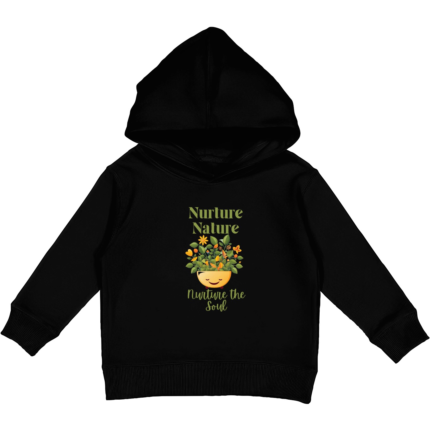 Nurture Nature Pot Kids Pullover Hoodies