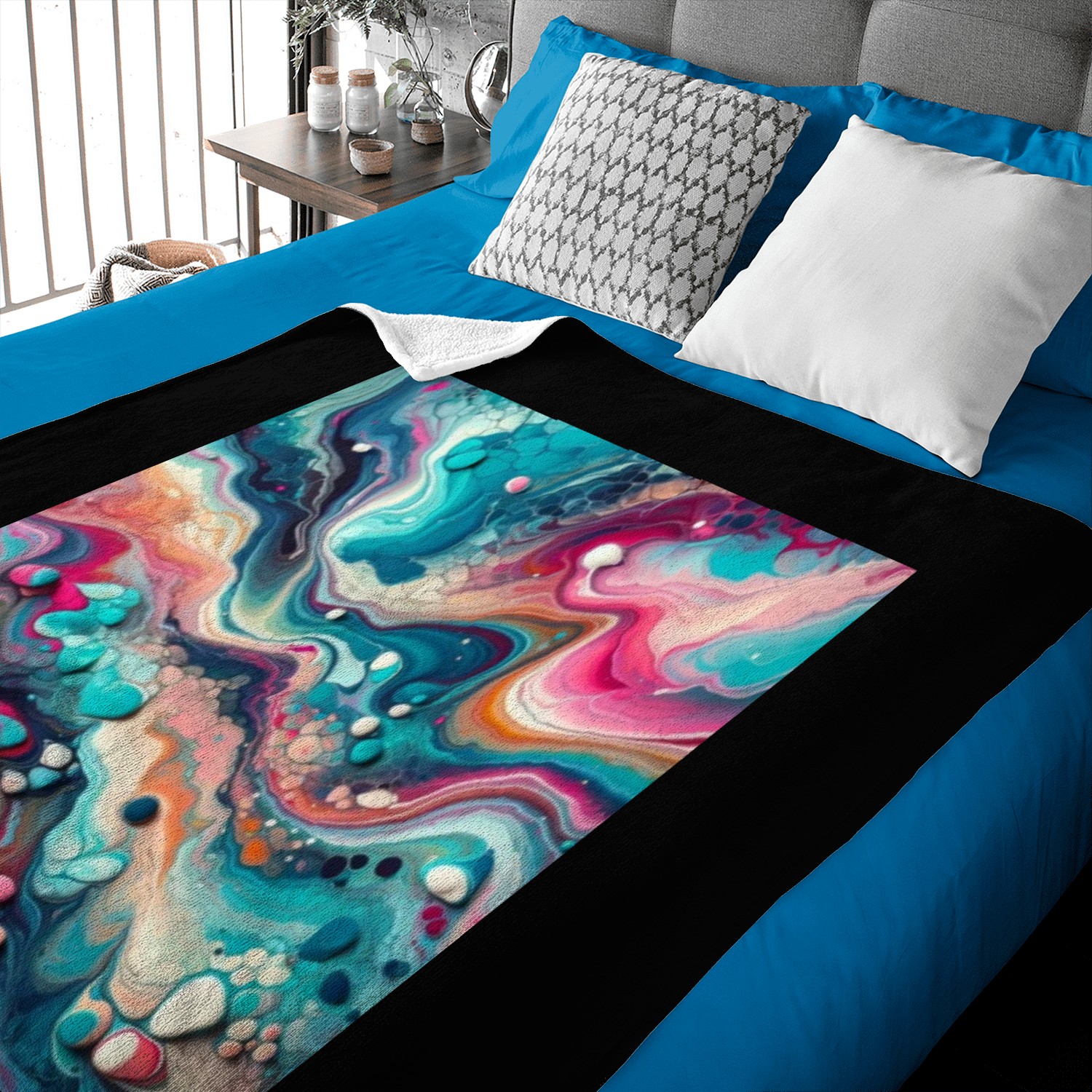 "FluidArt Fantasy" Baby Blankets
