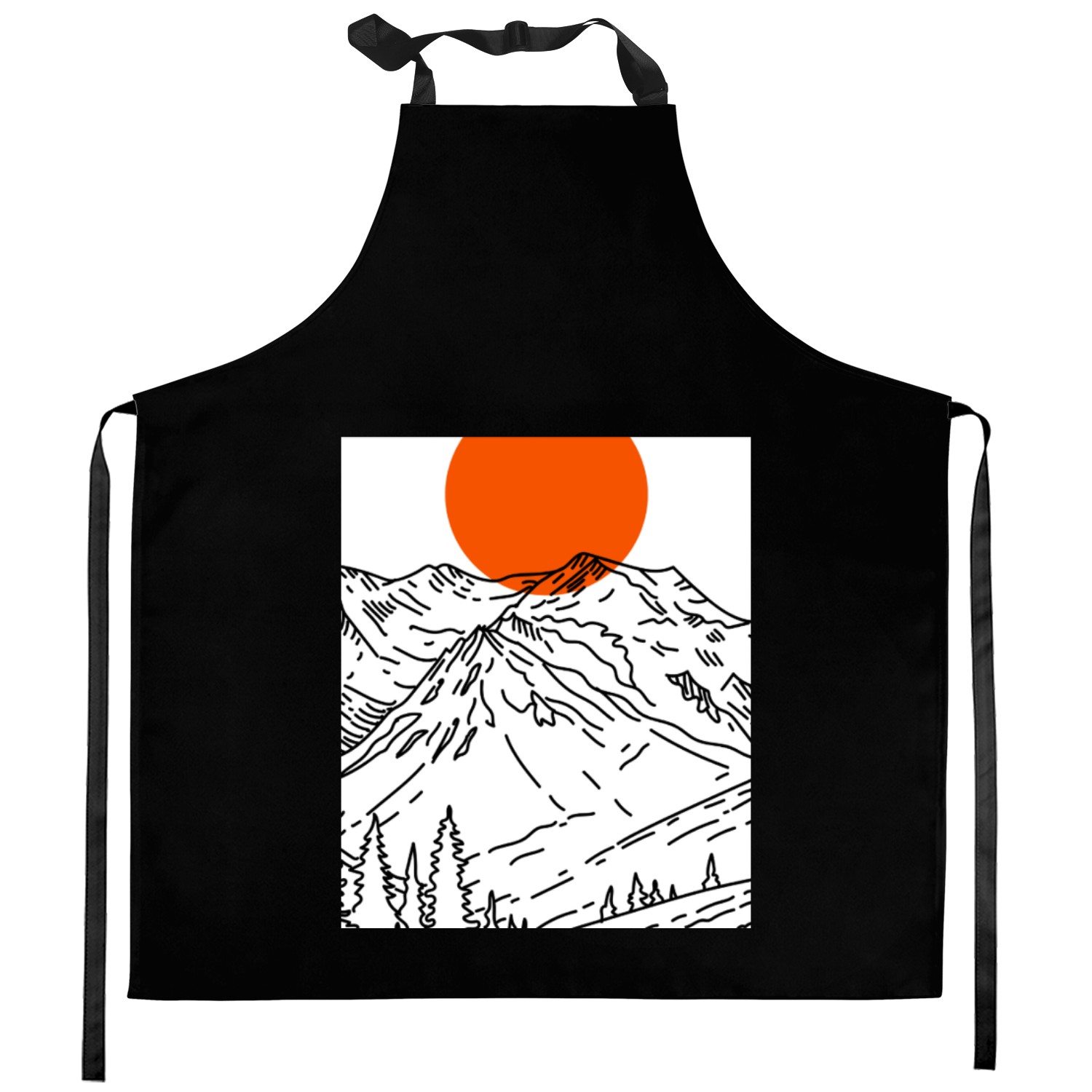 Sunny Mountain Galala Trip Kitchen Aprons