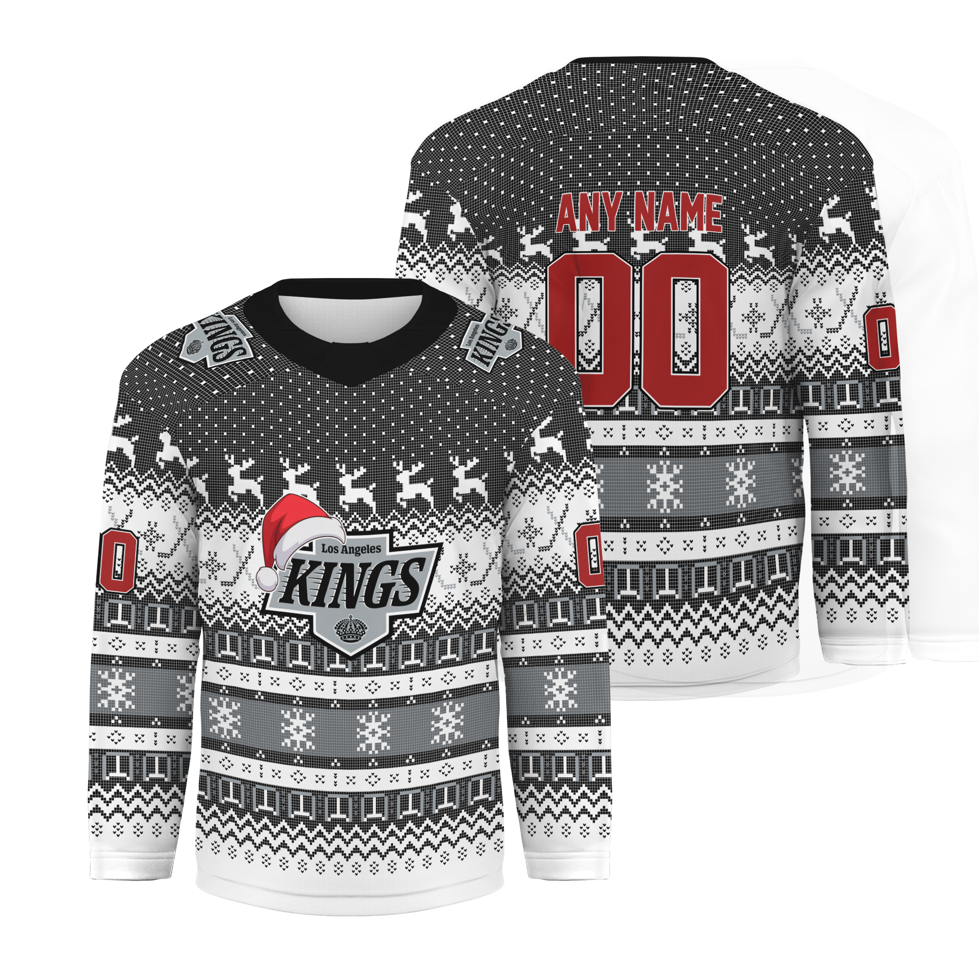 Personalized Los Angeles Kings Christmas Hockey Shirt Fan Gear Gift