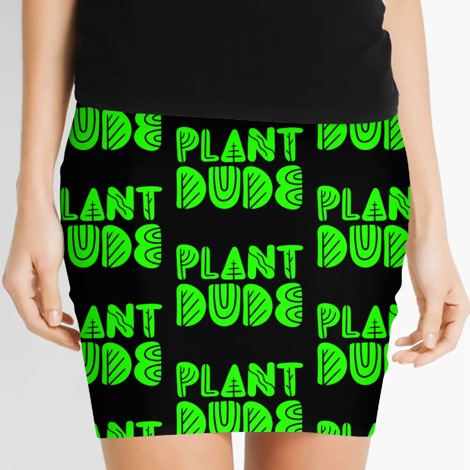 Plant Dude Men s Women's Mini Skirts