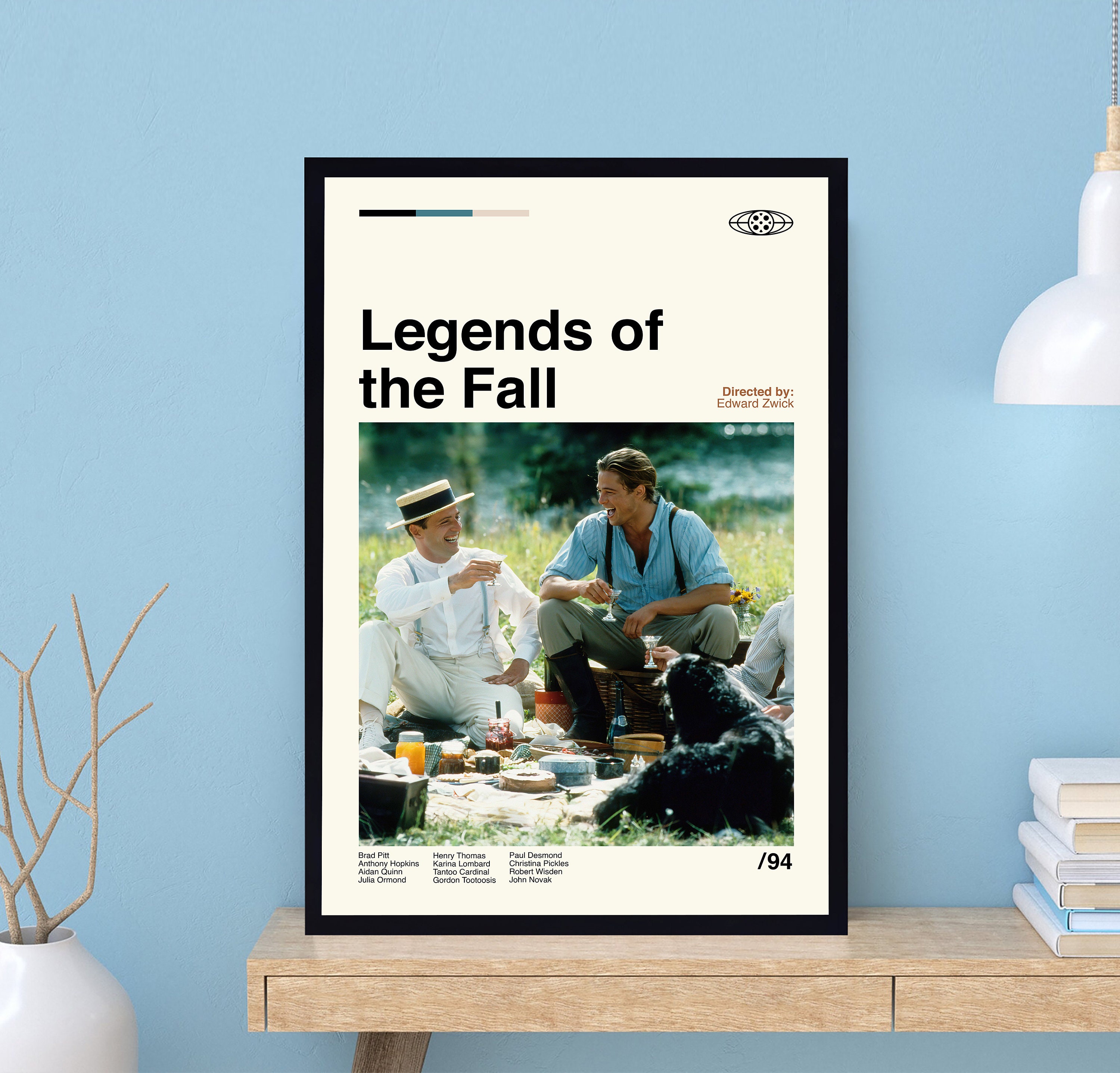 Legends Of The Fall Poster, Edward Zwick, Modern Poster, Retro Poster, Minimalist Art, Vintage Poster, Midcentury Art, Wall Decor